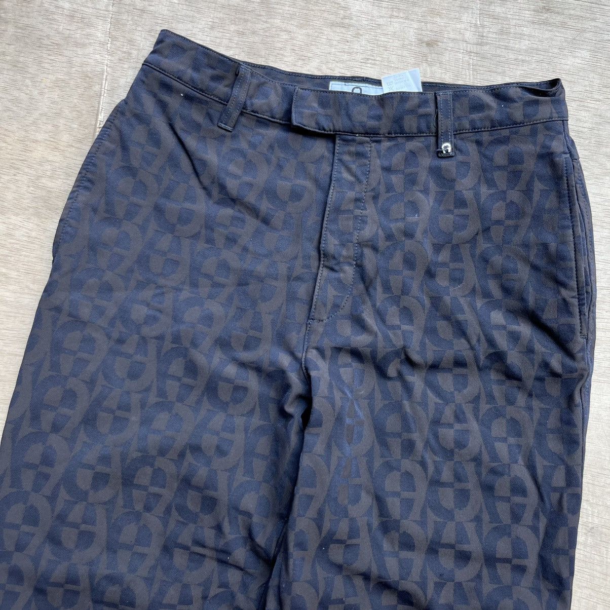 Aigner × Balenciaga AIGNER MONOGRAM STRETCH LONG PANTS Size 30" / US 8 / IT 44 - 2 Thumbnail