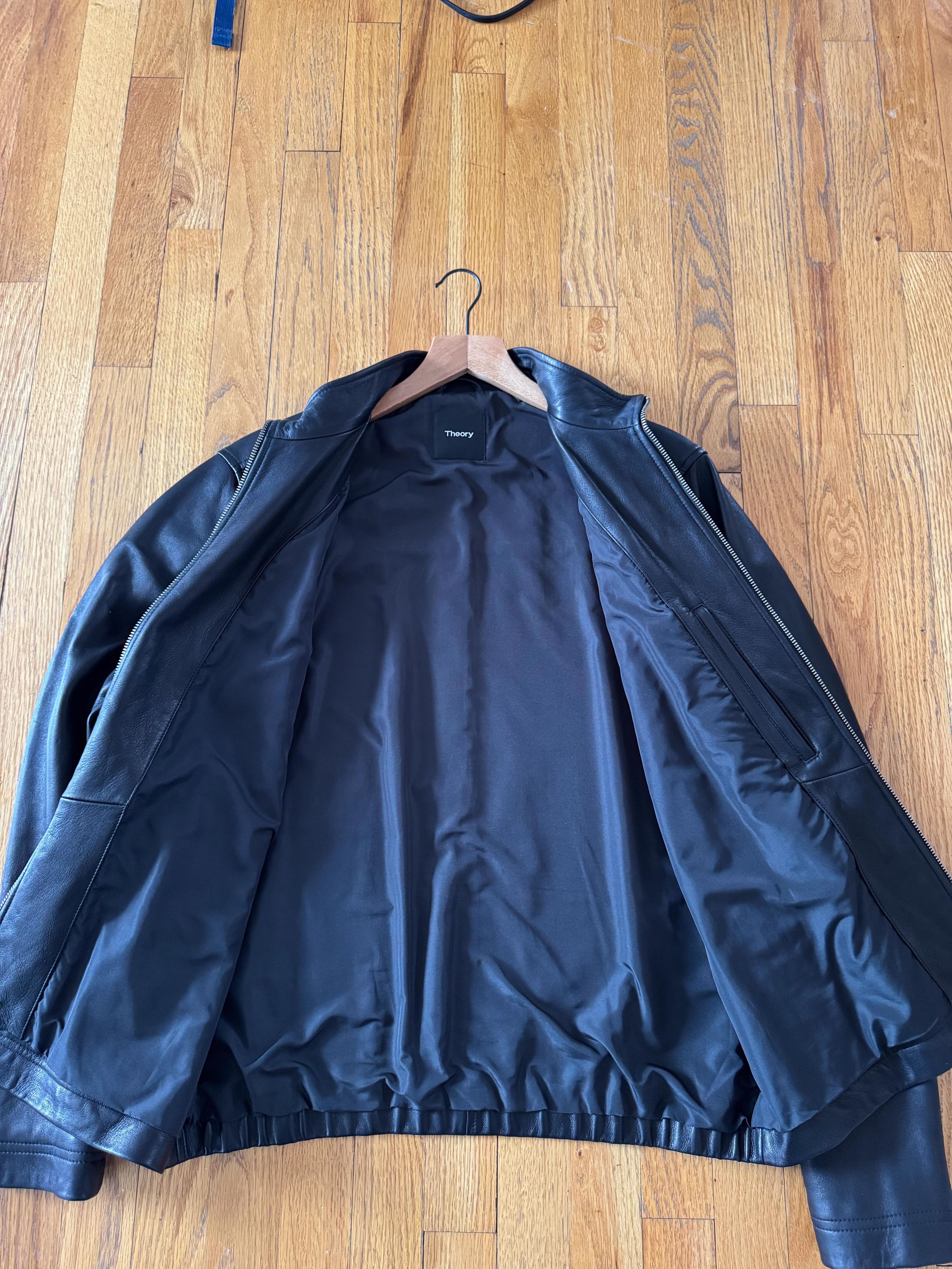 Theory Kelleher Morvek - L - Leather Jacket Size US L / EU 52-54 / 3 - 2 Thumbnail