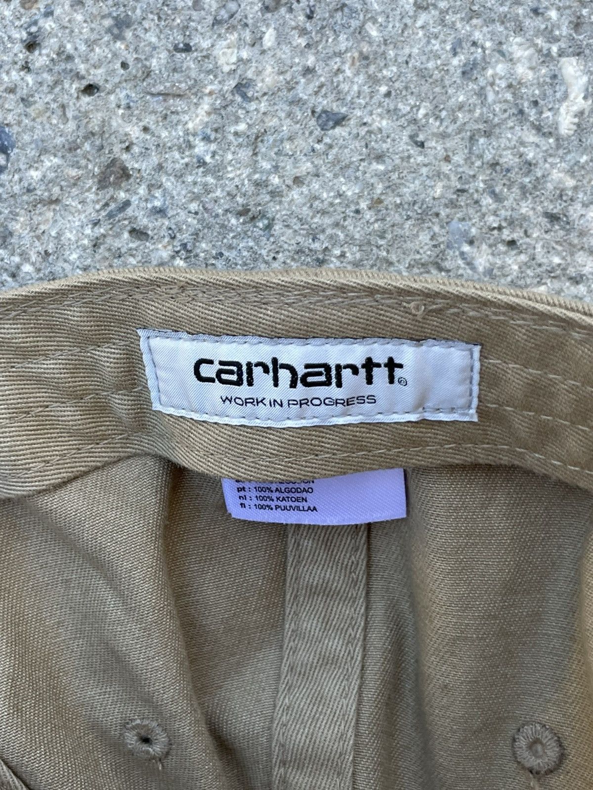 Carhartt Carhartt Workwear Streetwear Beige Hat Menswear One S. Size Size ONE SIZE - 7 Thumbnail