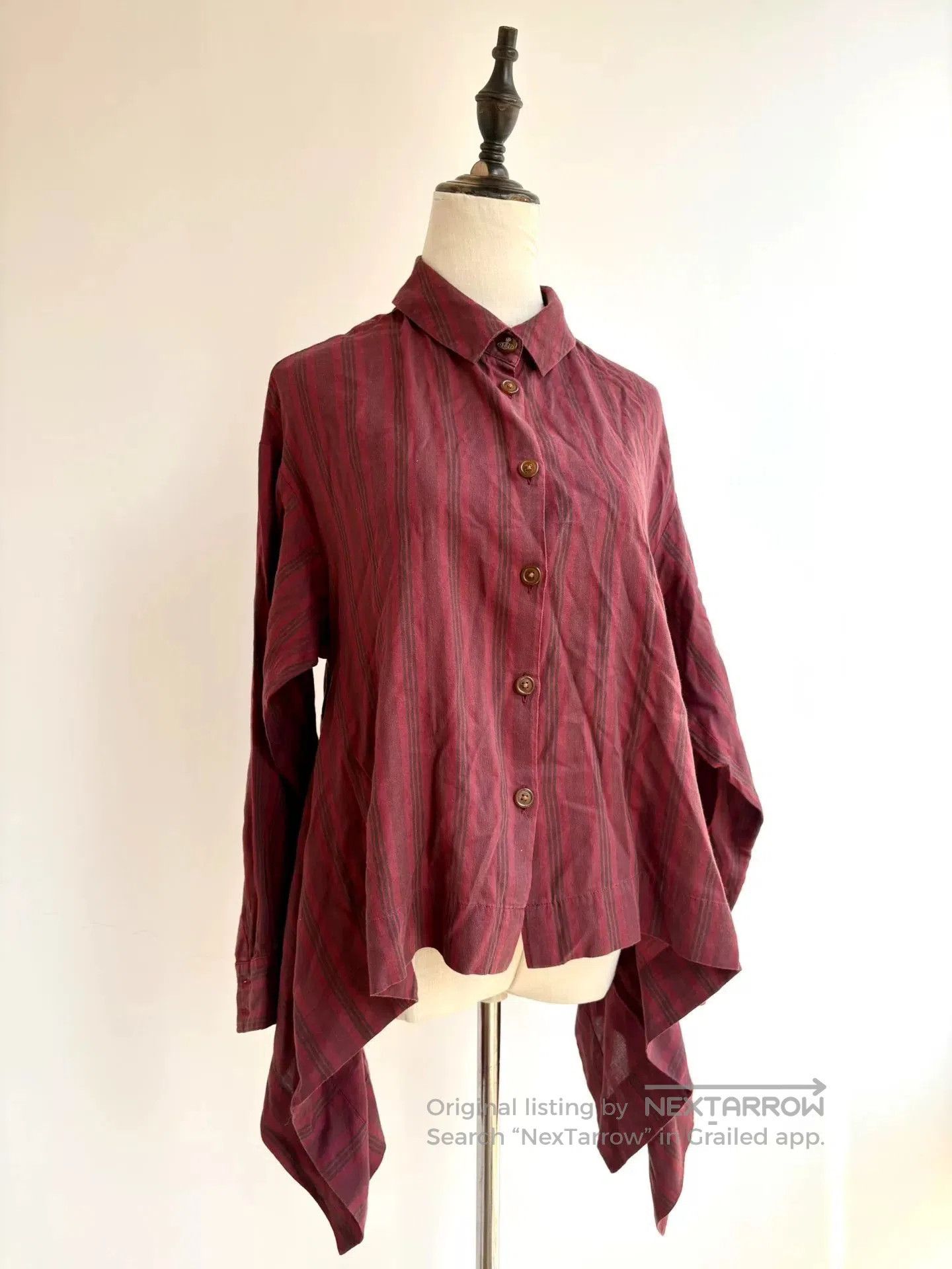Vivienne Westwood vivienne westwood red striped asymmetrical shirt. Size M / US 6-8 / IT 42-44 - 3 Thumbnail