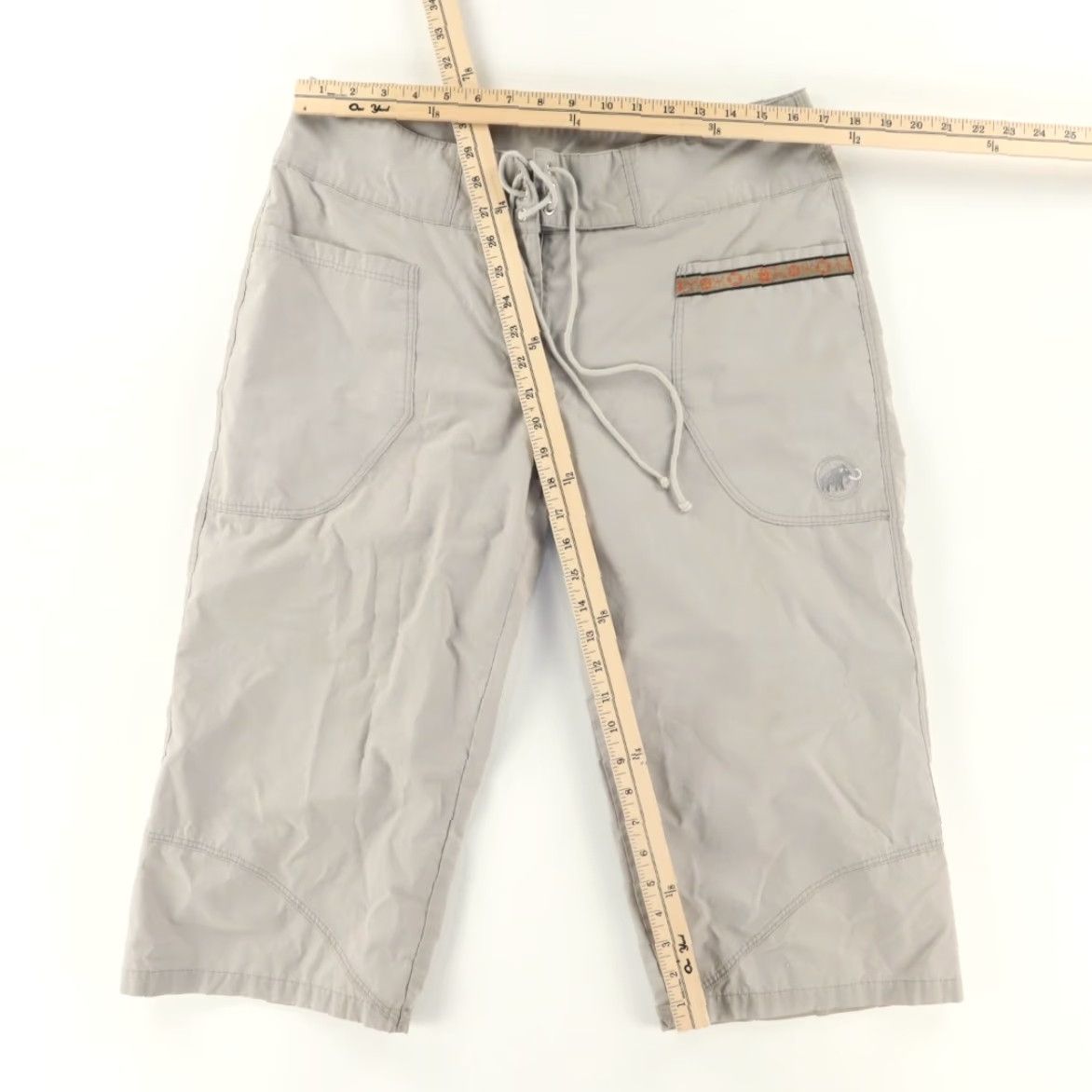 Mammut Mammut Cotton Twill Capri Pants Beige Women's 42 Size 28" / US 6 / IT 42 - 3 Thumbnail