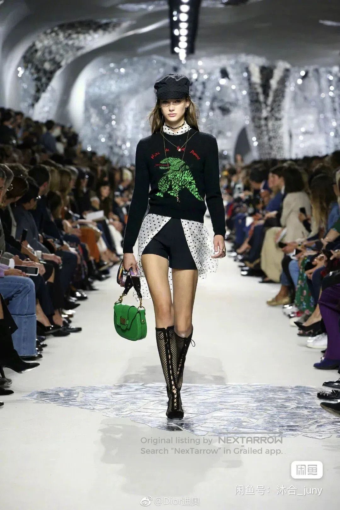 Dior Dior Spring Summer Crochet Dinosaur Top. Size US M / EU 48-50 / 2 - 5 Thumbnail