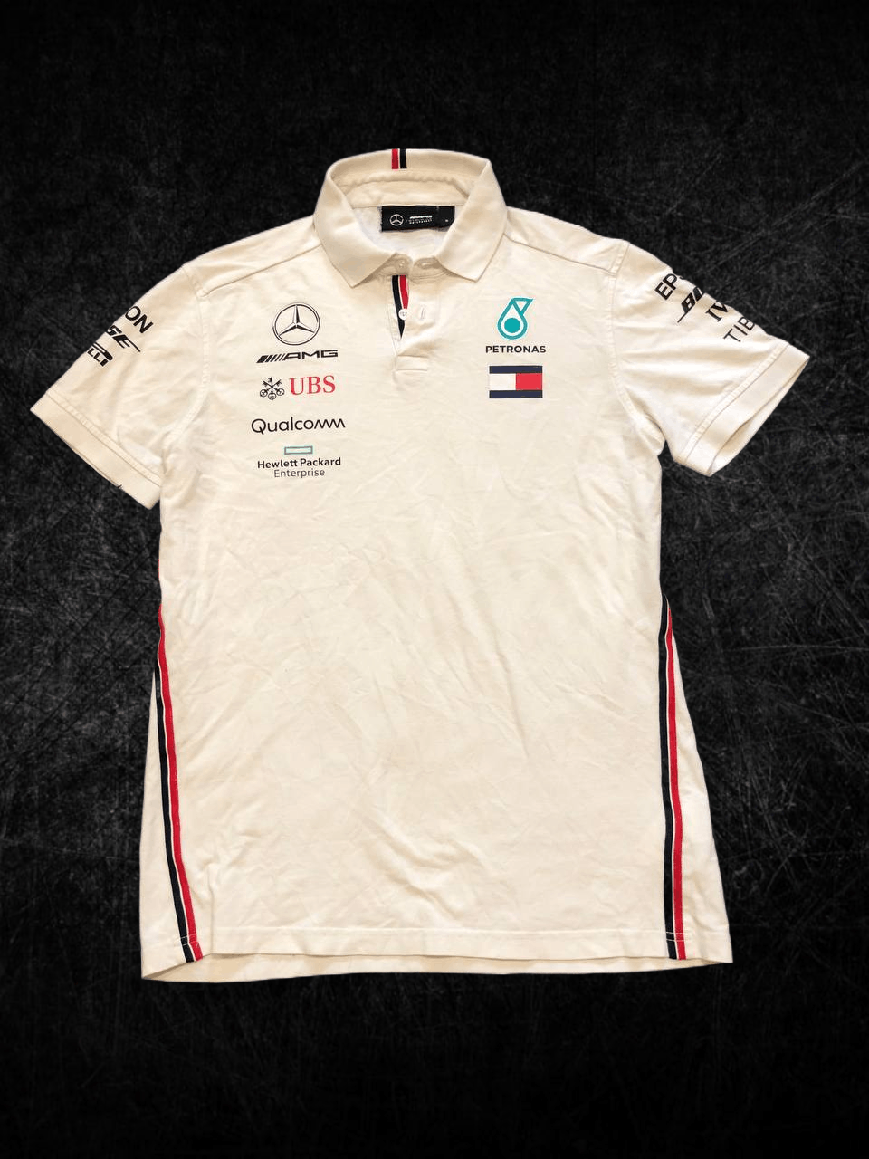 Mercedes-Benz Motosport Print Polo Mercedes-Benz Size S White T-Shirt Size US S / EU 44-46 / 1 - 1 Thumbnail