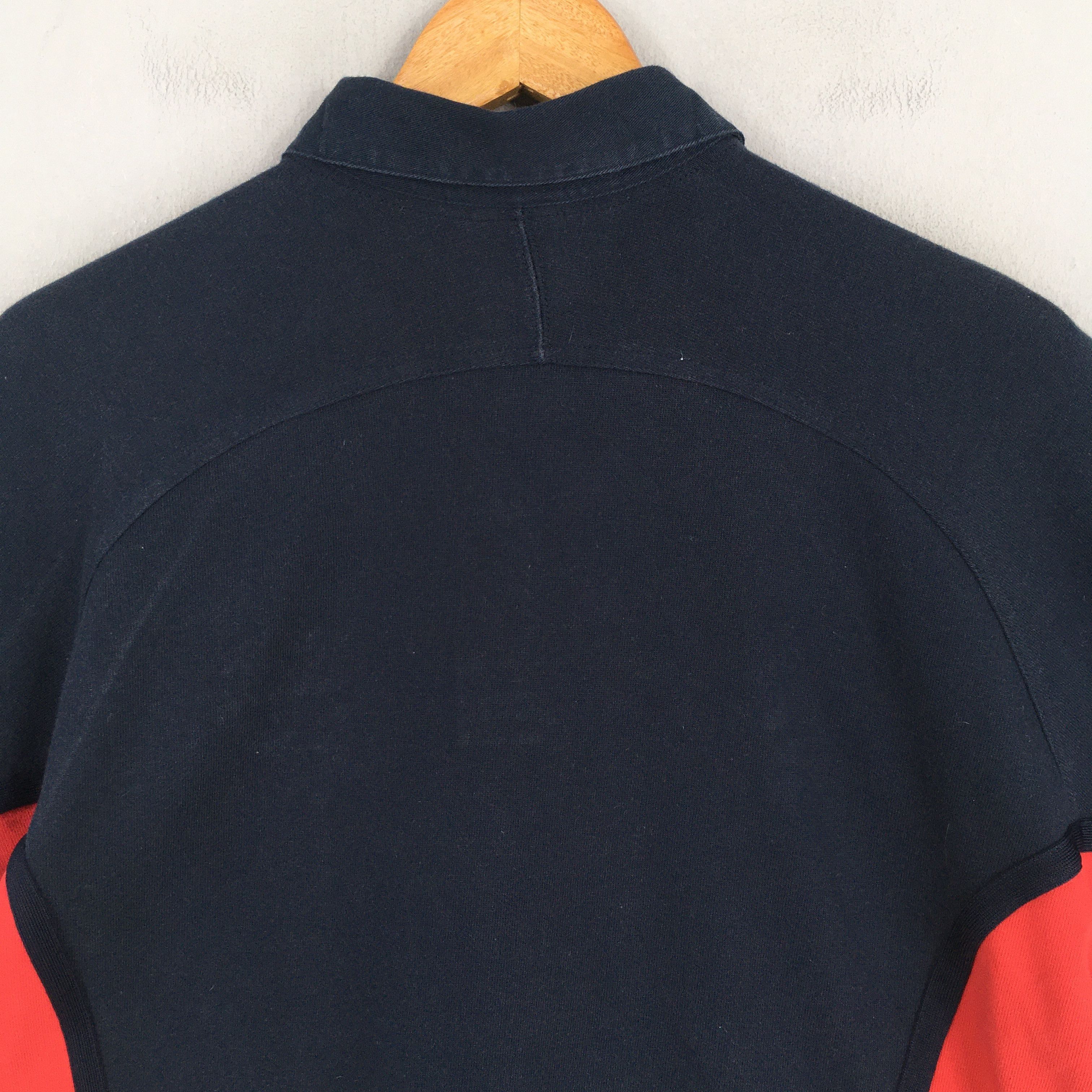 Nike × Vintage Y2K Nike O2 England Rugby Jersey Black Polo Rugby Shirt Size US M / EU 48-50 / 2 - 8 Thumbnail