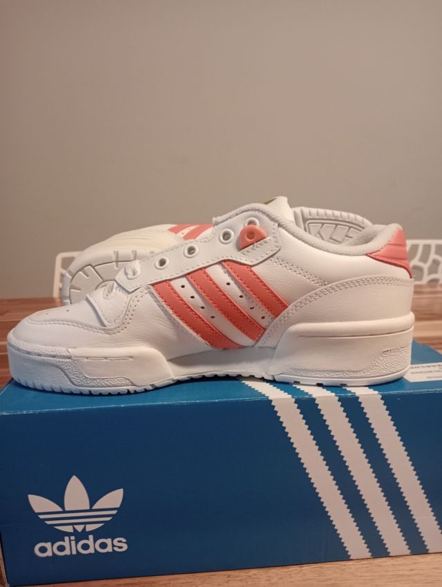 Adidas WMNS Adidas Rivalry Low White Coral Fusion Size US 5.5 / IT 35.5 - 6 Thumbnail