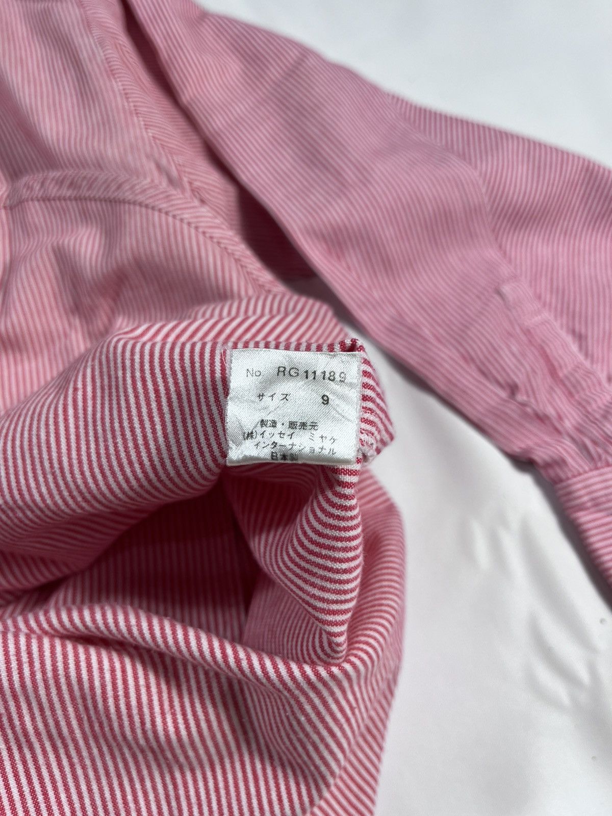 Issey Miyake VINTAGE ISSEY MIYAKE X TSUMORI CHISATO STRIPE SHIRT Size US XL / EU 56 / 4 - 6 Thumbnail