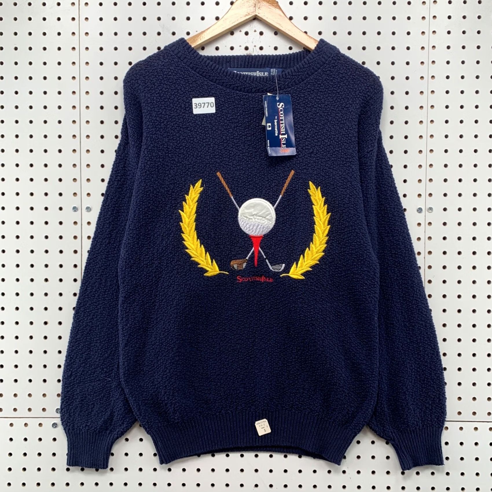 Vintage VINTAGE Bernette Golf Knit Sweater Shirt Mens Small Blue USA19x27 Size US S / EU 44-46 / 1 - 2 Thumbnail