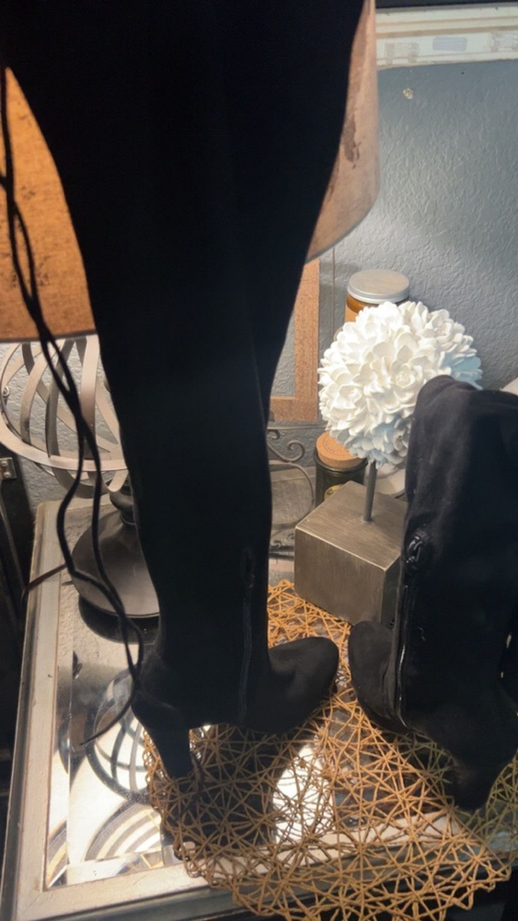 Other Women's Shi by Journeys Black Over the Knee Boots Size 7.5 Size US 7.5 / IT 37.5 - 1 Thumbnail