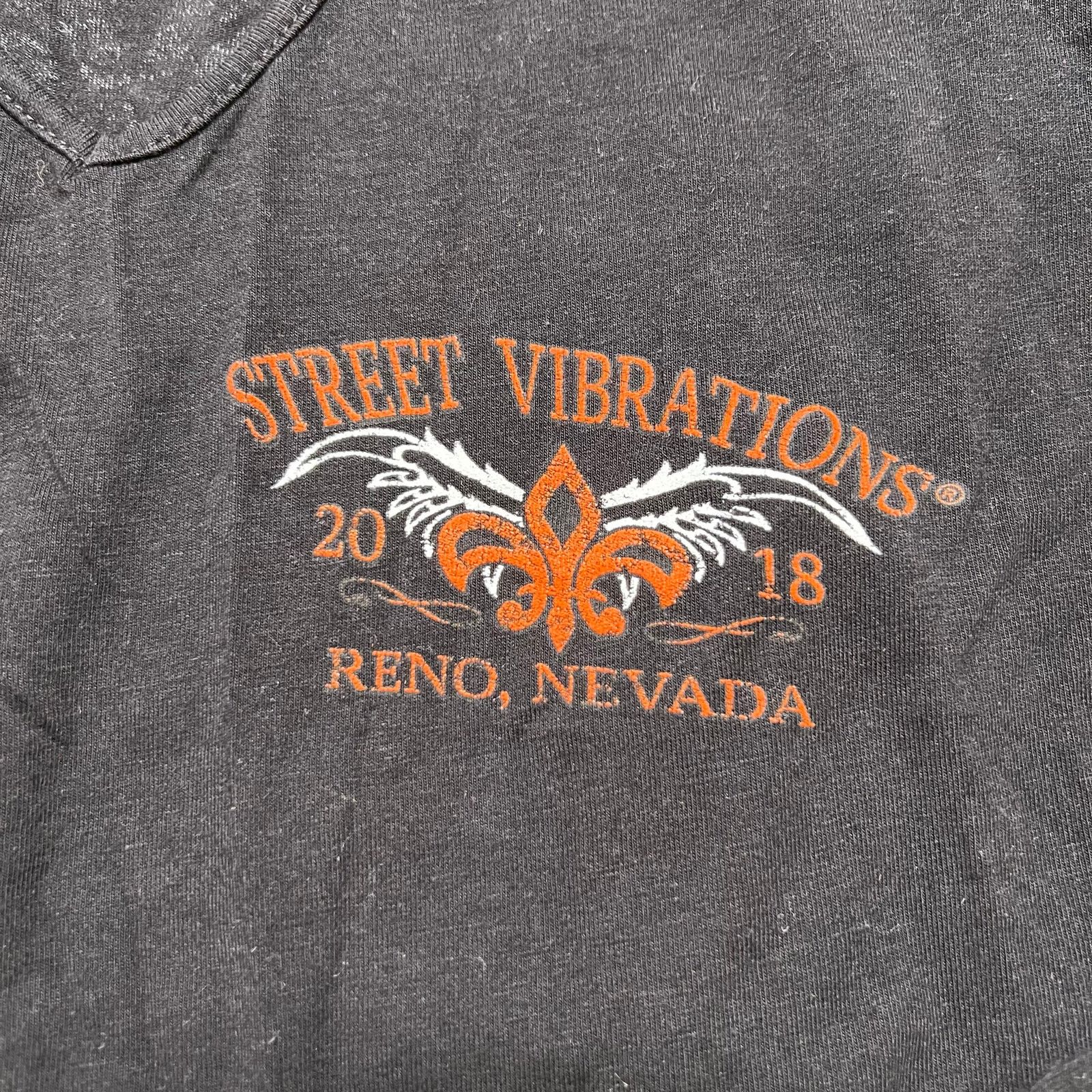 Vintage Vintage black t-shirt 24th Annual Street Vibrations Reno L Size US L / EU 52-54 / 3 - 8 Thumbnail