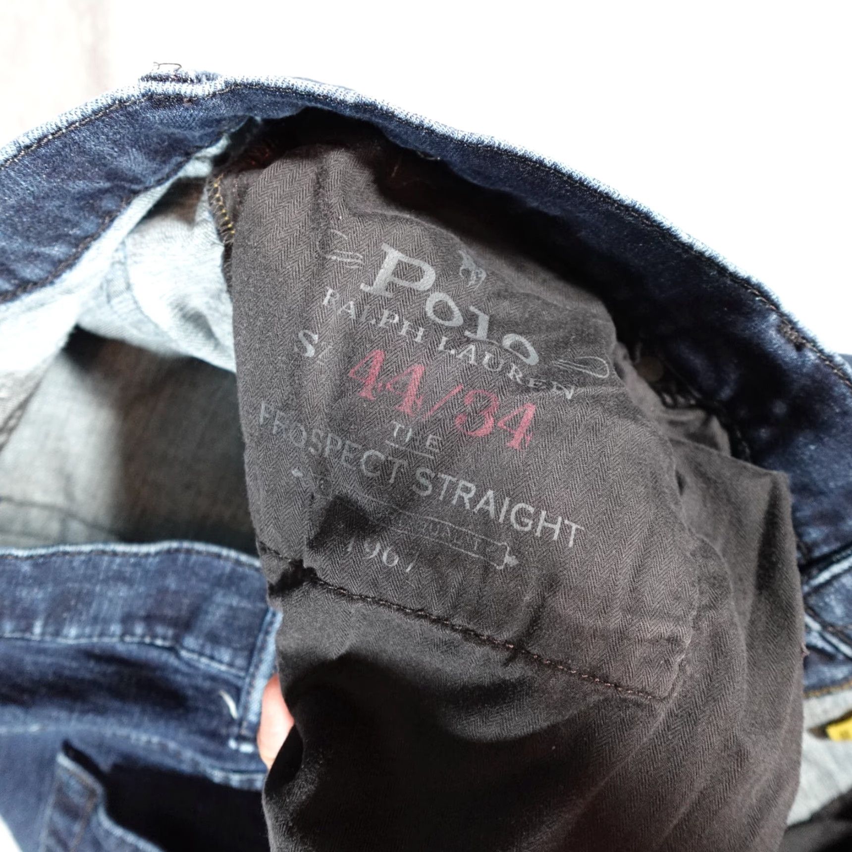 Polo Ralph Lauren Polo Ralph Lauren Prospect Denim Jeans Mens 41 (Fits 41x32) Straight Stretch 5-Pocket Denim Size US L / EU 52-54 / 3 - 4 Thumbnail