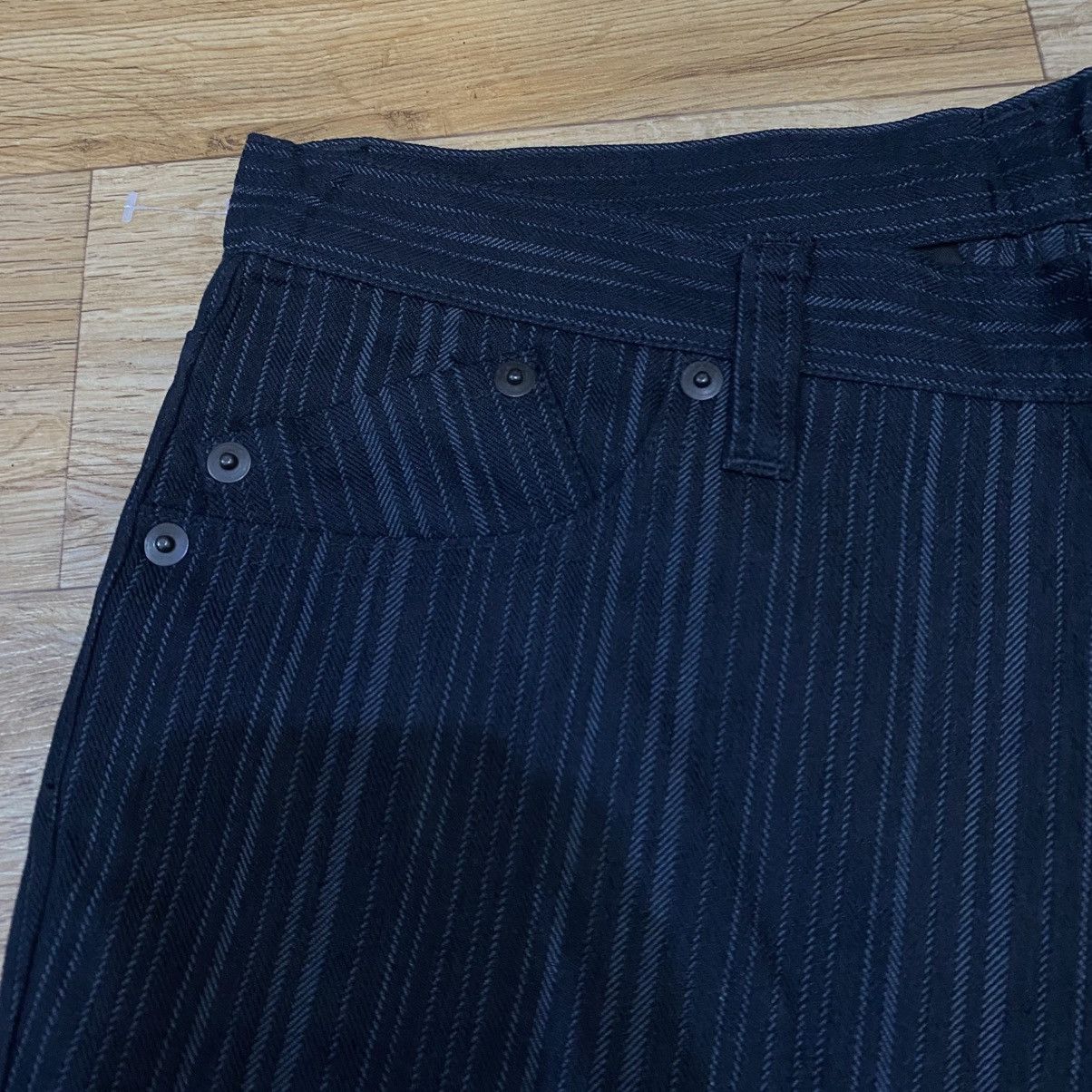 Comme Ca Ism 2000s Comme Ca Ism Flare Hickori Denim Pants Size US 30 / EU 46 - 4 Thumbnail