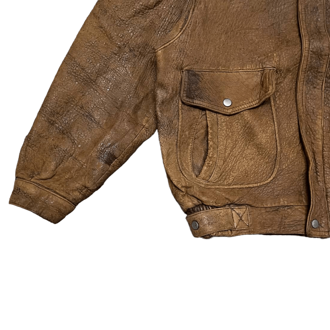 Japanese Brand Vintage Japanese Brand Leather Jacket Size US L / EU 52-54 / 3 - 3 Thumbnail