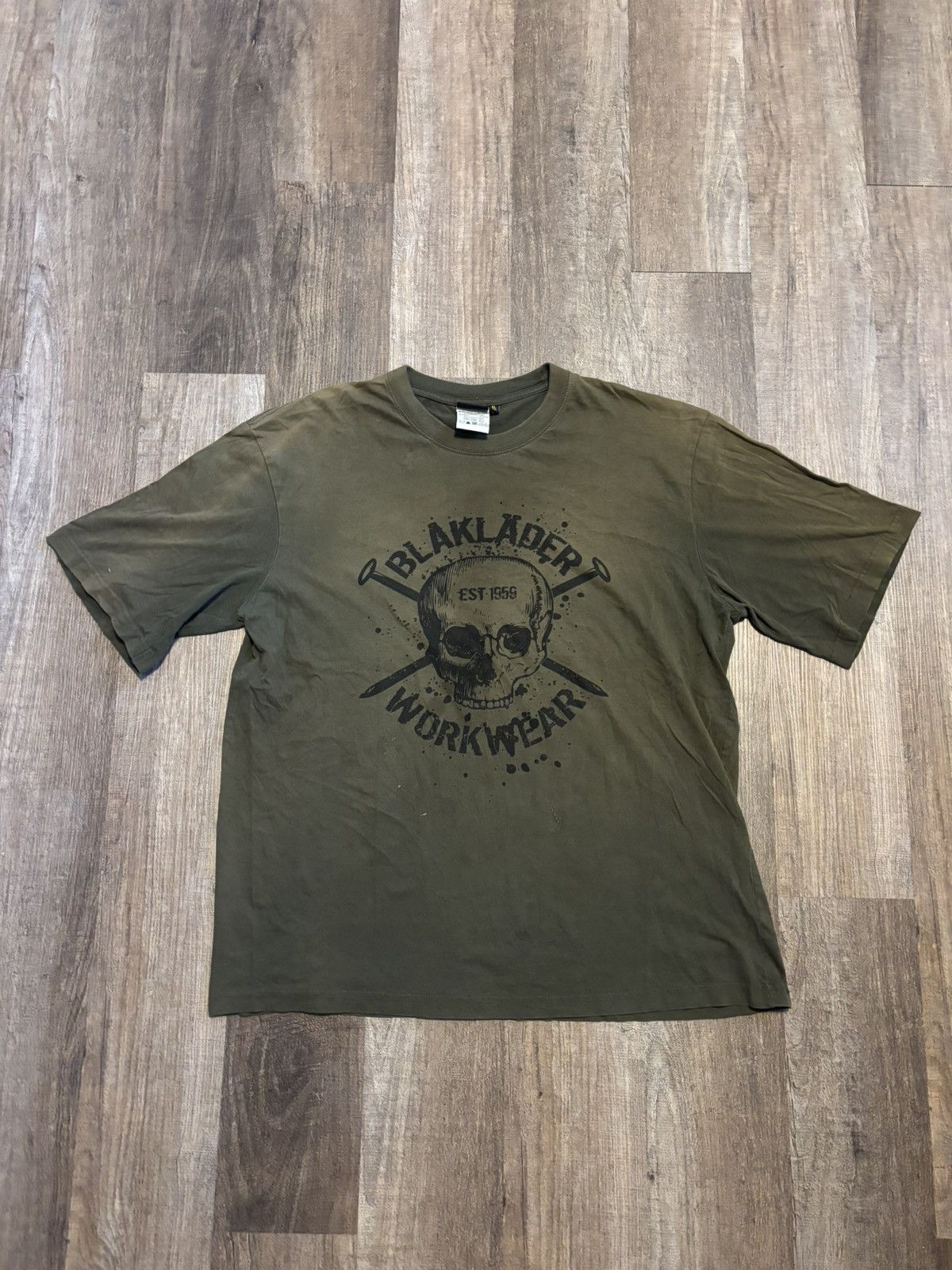 Carhartt Blaklader Workwear Skull Tee Shirt Size US XL / EU 56 / 4 - 1 Thumbnail