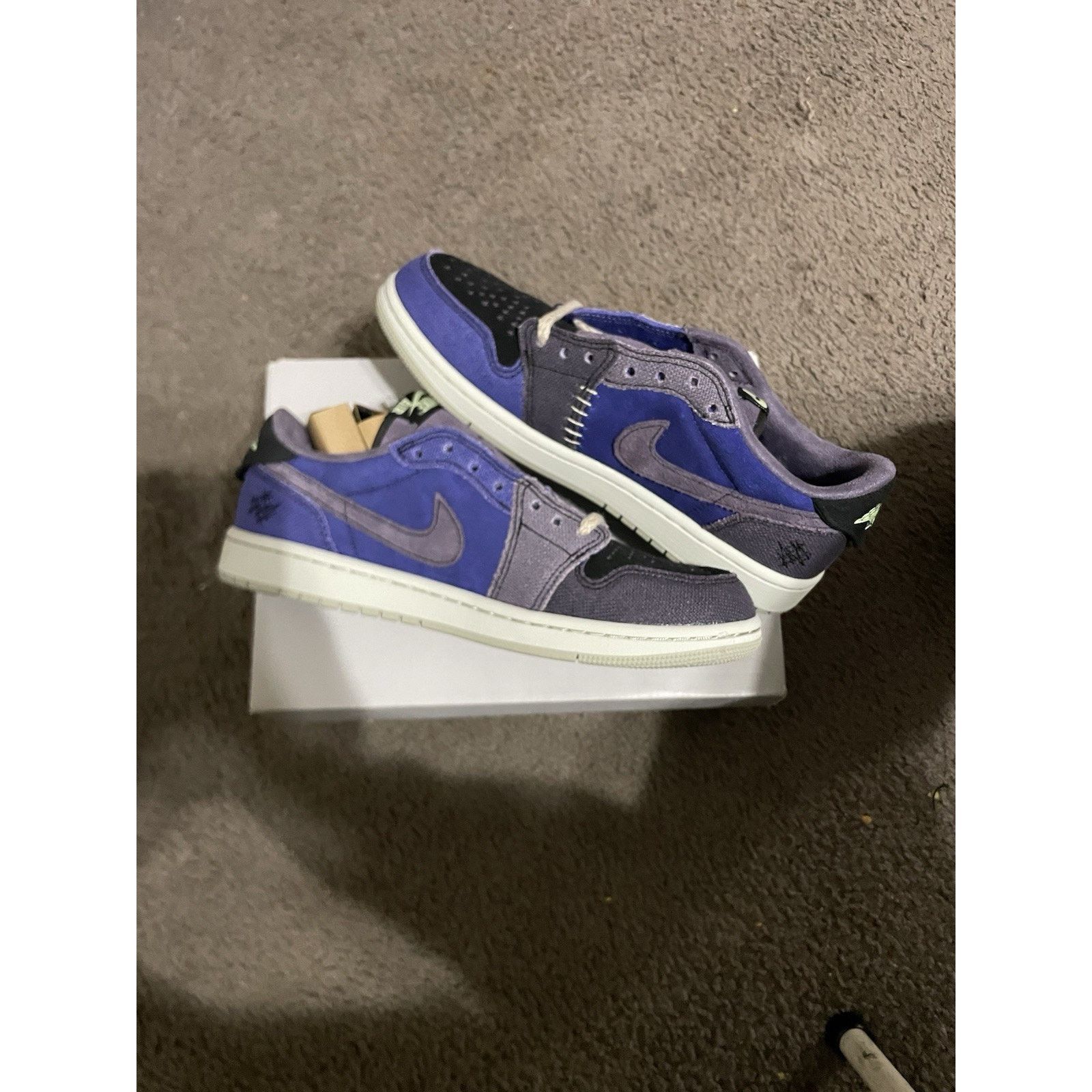 Jordan Brand Size 8- Air Jordan Retro 1 Low Zion Williamson Voodoo Magic Size US 8 / EU 41 - 3 Thumbnail