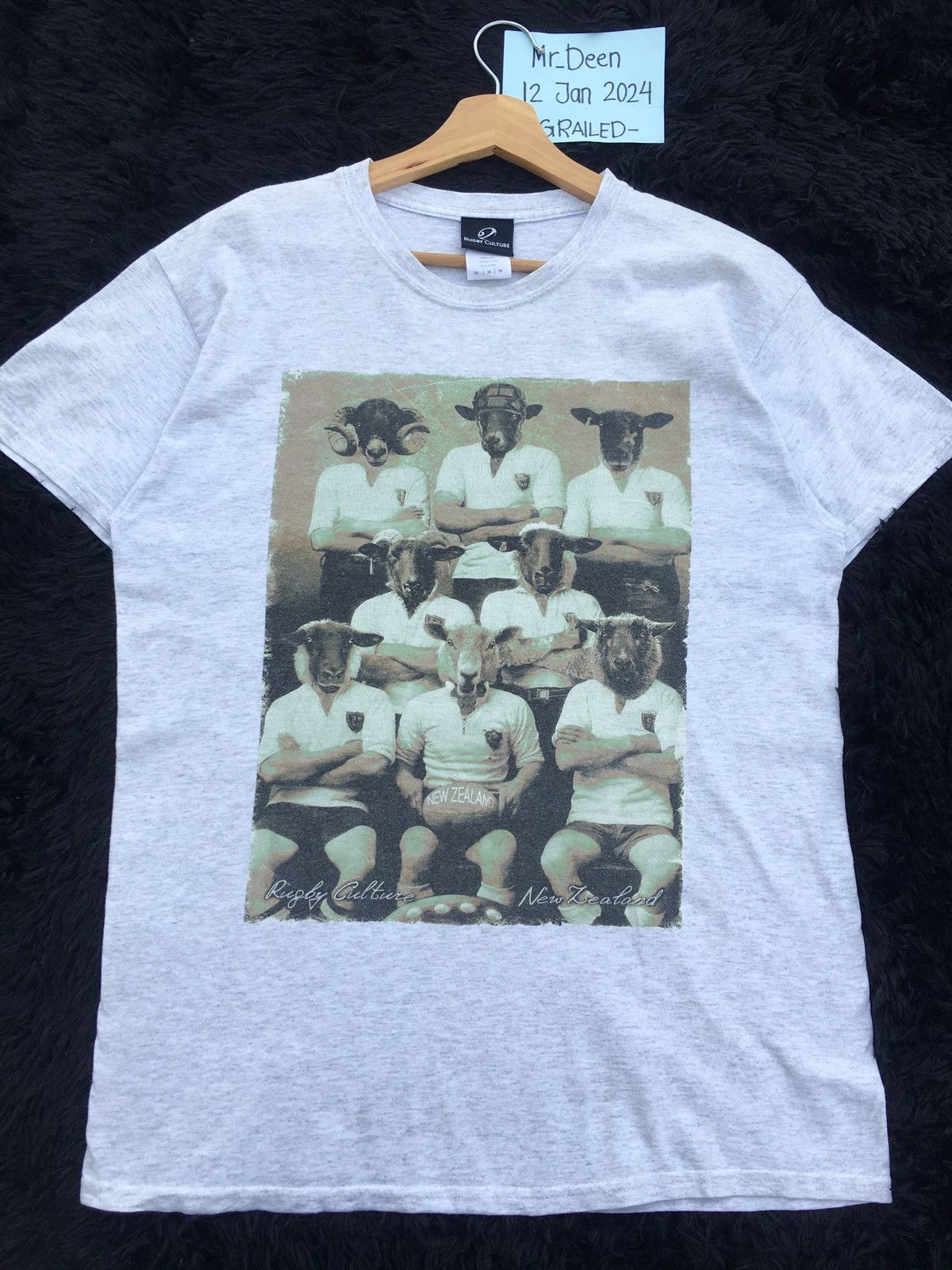 Vintage Rare Vintage Rugby Culture New Zealand Tshirt Size US M / EU 48-50 / 2 - 4 Thumbnail