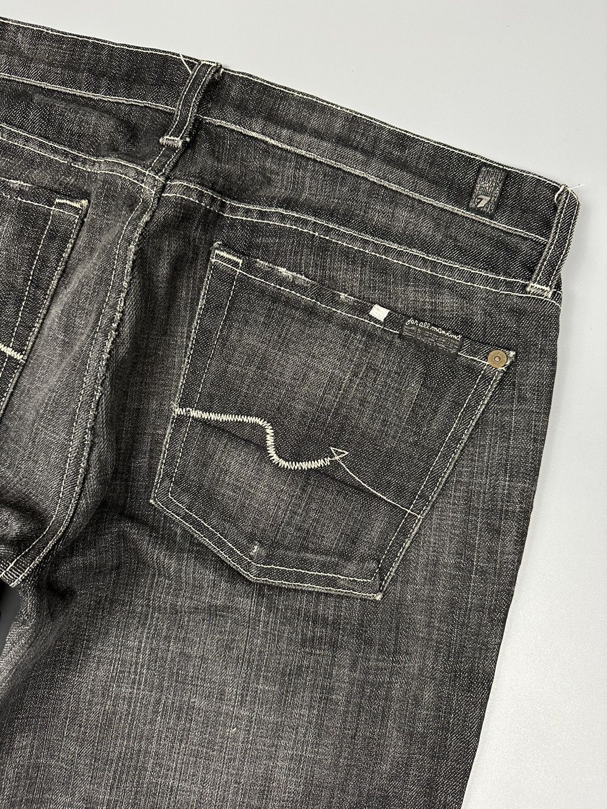 7 For All Mankind Vintage 7 For All Mankind Bootcut Denim Size US 34 / EU 50 - 10 Thumbnail