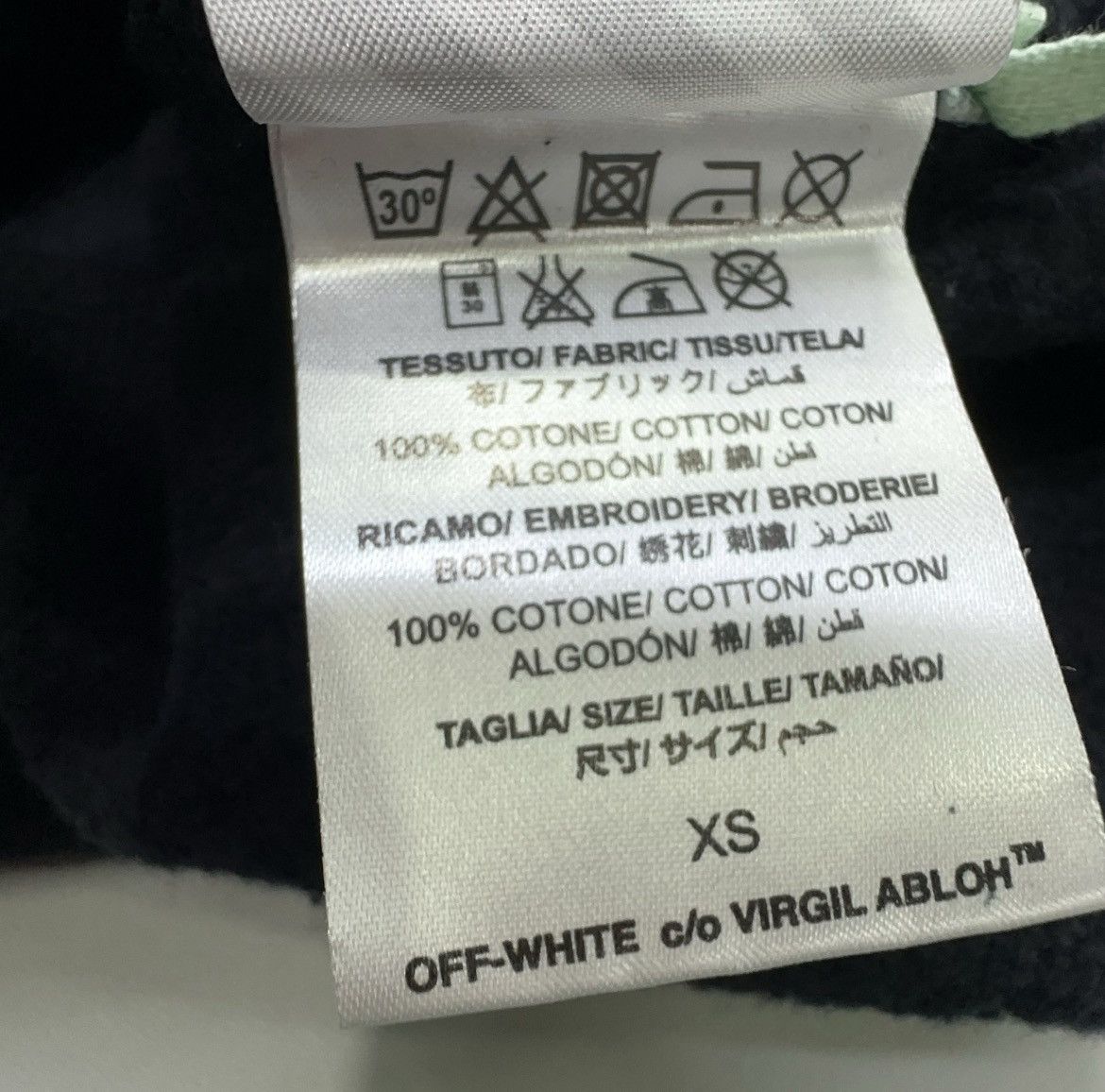 Off-White Off-White black and yellow logo hoodie Size US XS / EU 42 / 0 - 5 Thumbnail