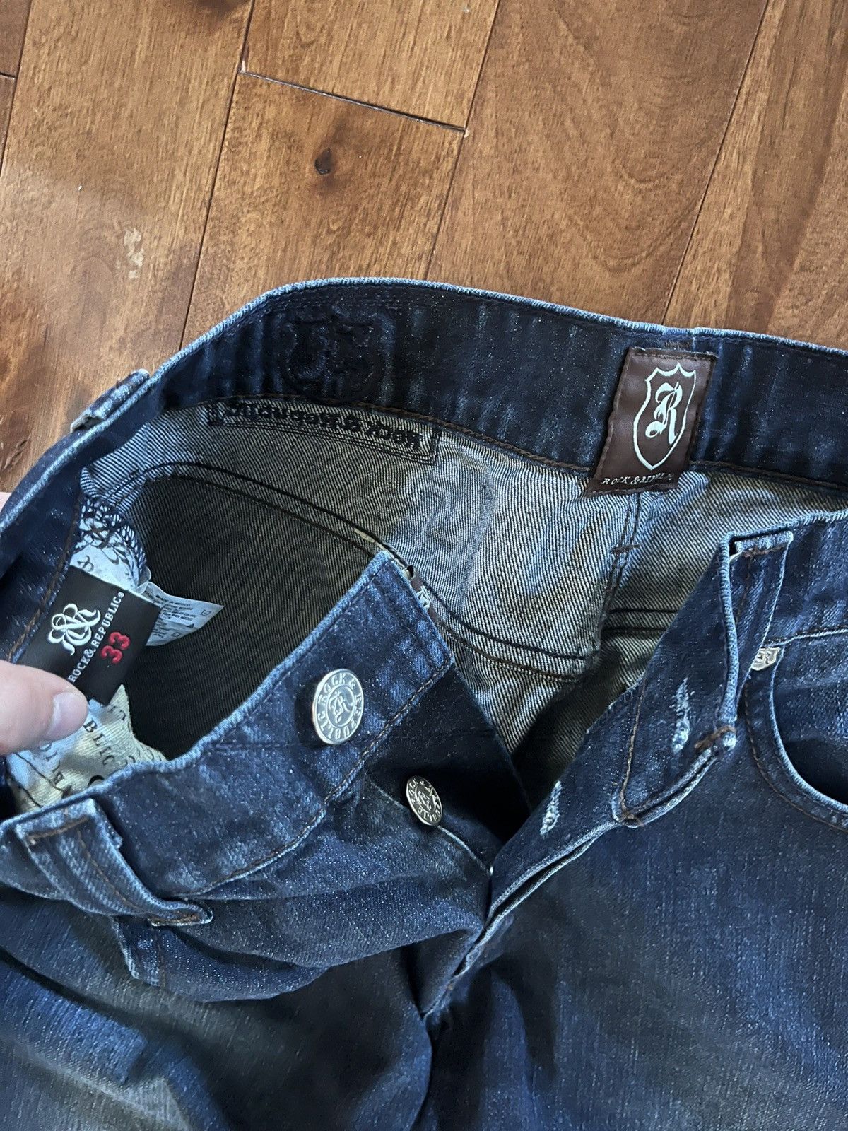 Rock & Republic Rock and republic bootcut jeans Size US 33 - 4 Thumbnail