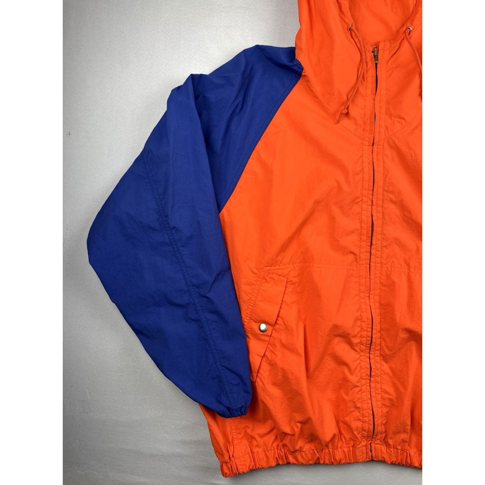Polo Ralph Lauren VINTAGE Polo Ralph Lauren Sport Windbreaker Jacket Orange Blue Hooded L Mens Size US L / EU 52-54 / 3 - 2 Thumbnail
