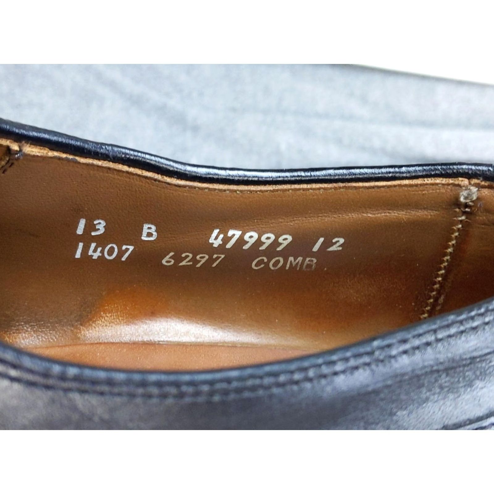 Allen Edmonds Allen Edmonds Shoes Mens 13 B Black Leather Cap Toe Oxford Margate Made USA Mens Dress Shoes Cap Toe Oxford, Black, 13B, Margate, USA Size ONE SIZE - 4 Thumbnail