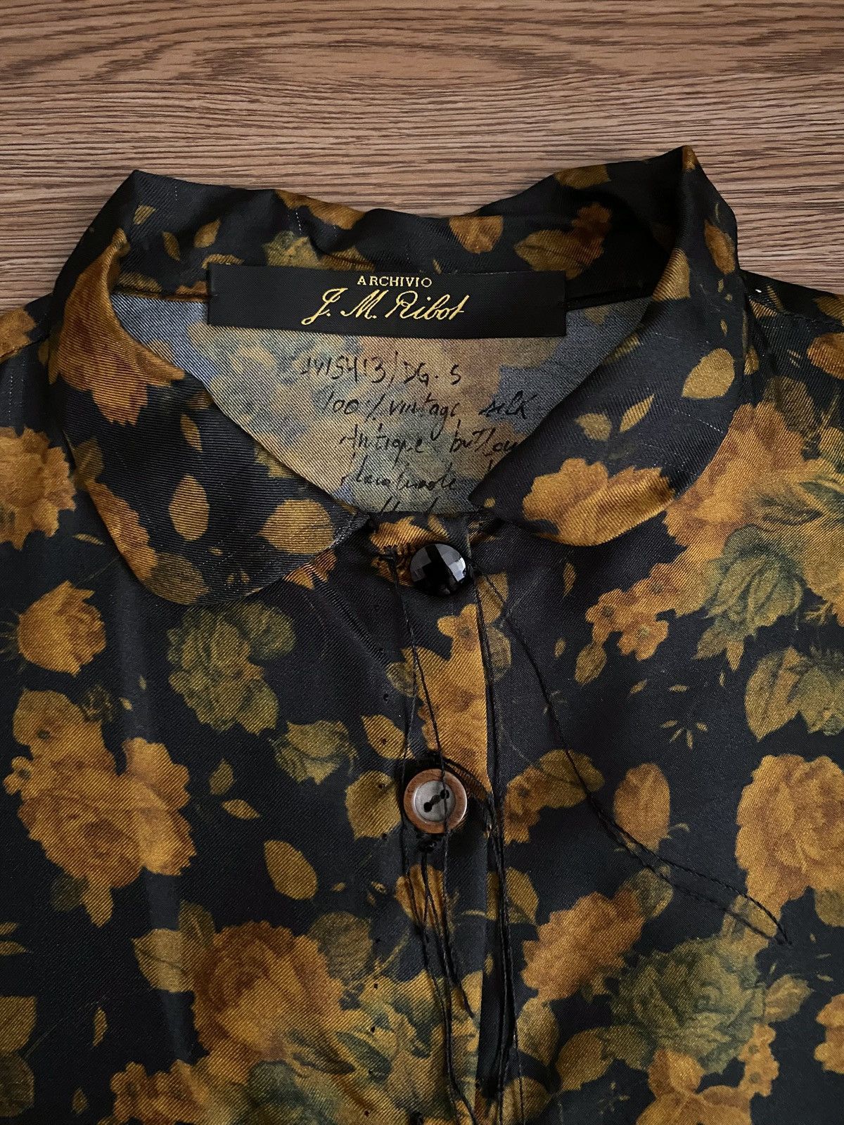 Archivio J.M. Ribot Archivio J.M. Ribot Antique Silk Floral Shirt Size US S / EU 44-46 / 1 - 2 Thumbnail