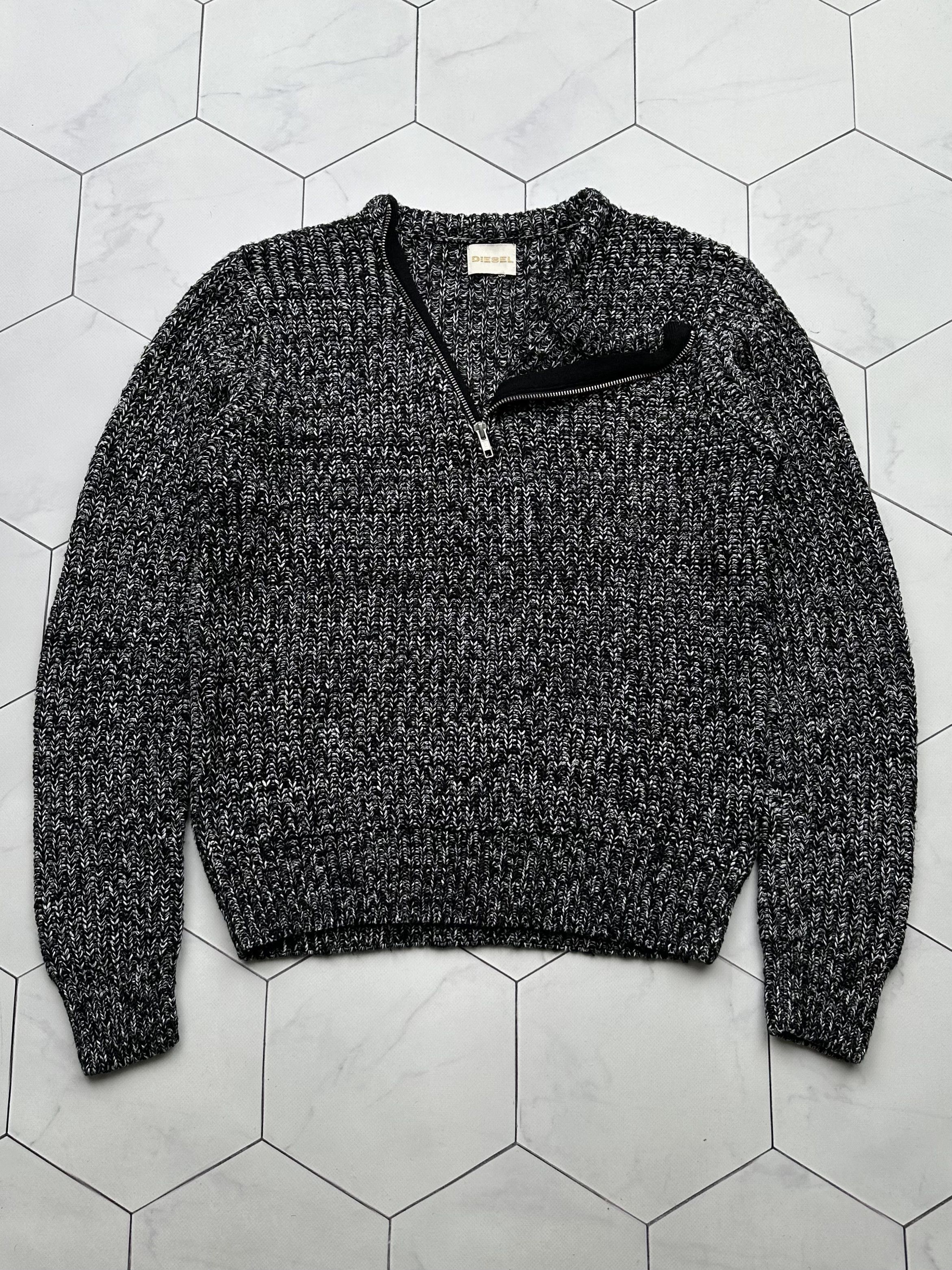 Diesel Zip Up Sweater (Medium) 