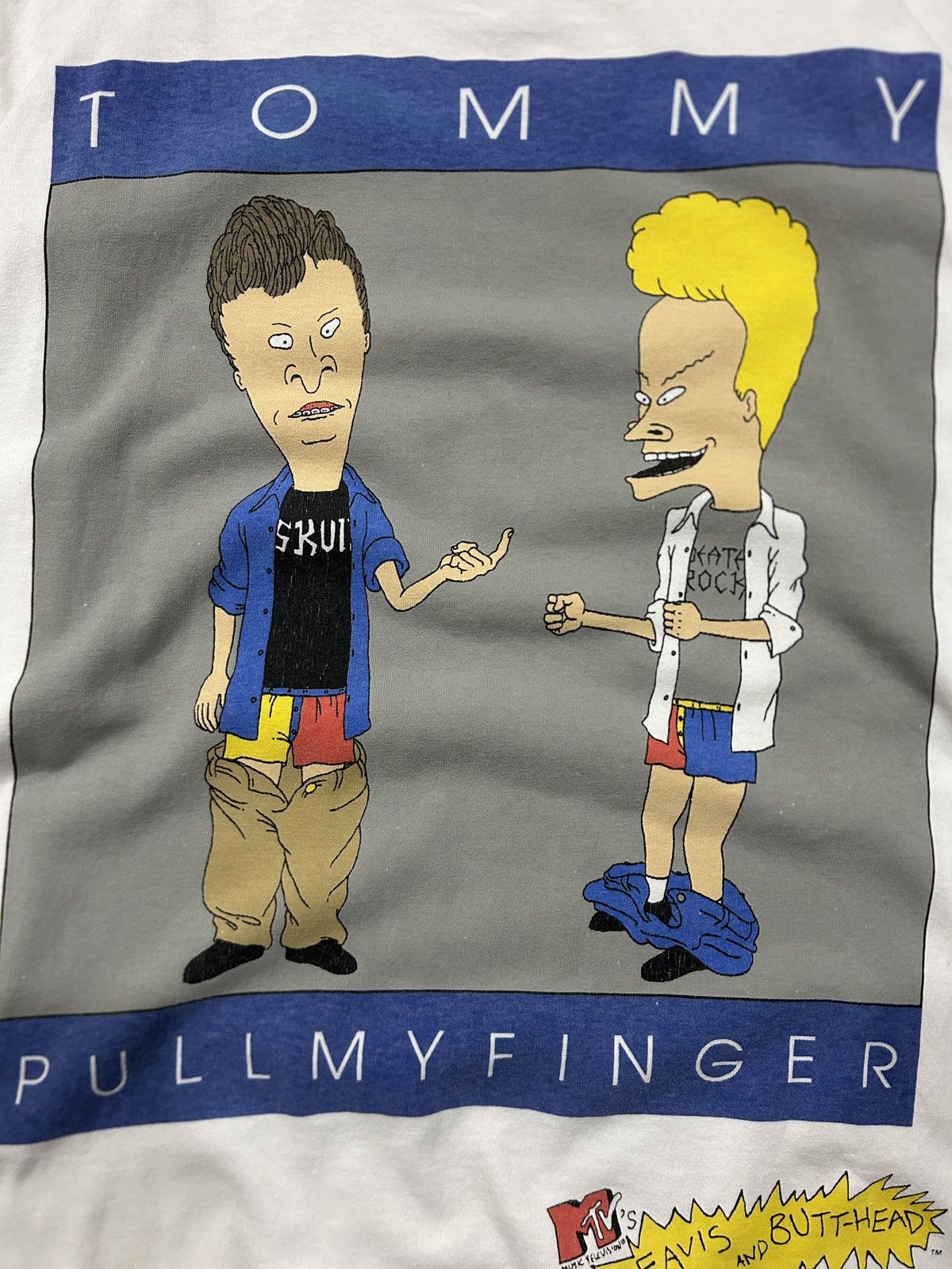 Cartoon Network × Vintage Vintage Beavis And Butt-Head MTV Promo Stanley Desantis Size US L / EU 52-54 / 3 - 2 Thumbnail