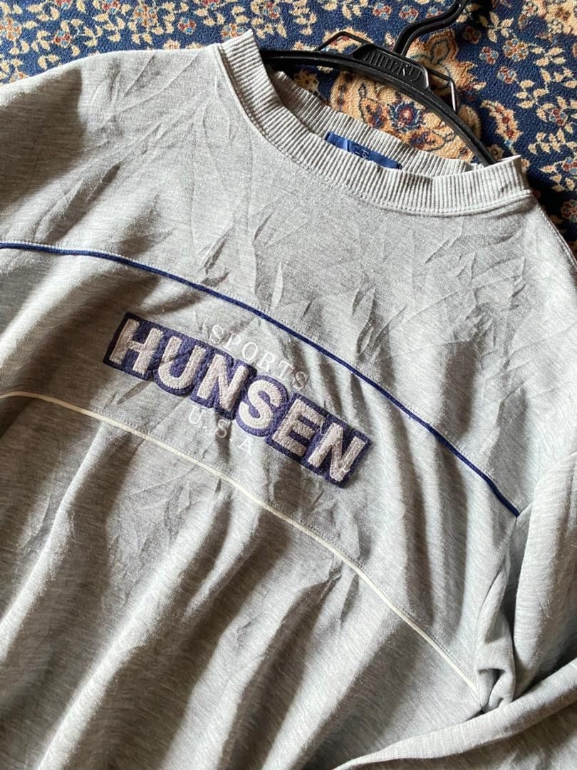 Japanese Brand VINTAGE 90S SPORTS HUNSEN USA SWEATSHIRT Size US M / EU 48-50 / 2 - 2 Thumbnail