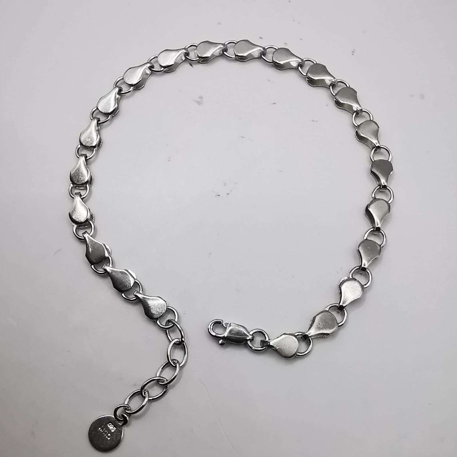 Sterling Silver Vintage Bracelet Jewelry,925 Sterling Silver, Handmade 5,04g Size ONE SIZE - 2 Thumbnail