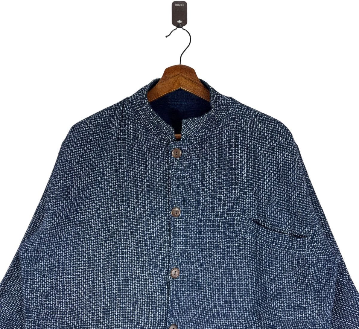 Blue Blue Japan × Indigo VINTAGE GAIJIN BLUE INDIGO JAPANESE STYLE BORO JACKET Size US L / EU 52-54 / 3 - 5 Thumbnail