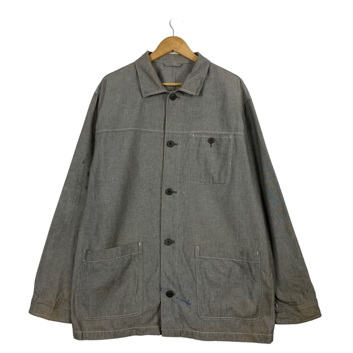 Carhartt Japanase Brand Denim Chore Jacket Size L Size US L / EU 52-54 / 3 - 1 Thumbnail