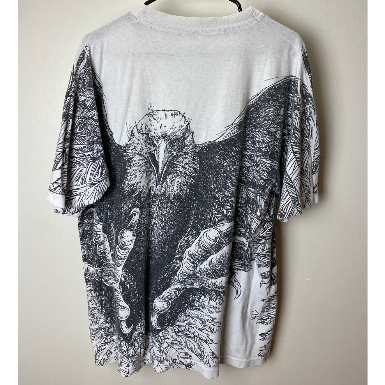 Vintage Vintage 90s Eagle All Over Print AOP XL California Solar Tee Size US XL / EU 56 / 4 - 5 Thumbnail