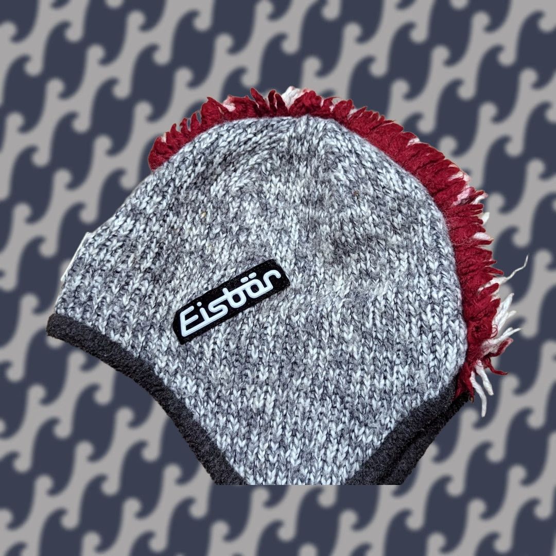 Vintage VINTAGE Eisbar Beanie Hat Size M Black Lined Outdoor Mountain Sport Knit Knitwear Unisex Adults Mens Girls Womens Size ONE SIZE - 1 Thumbnail