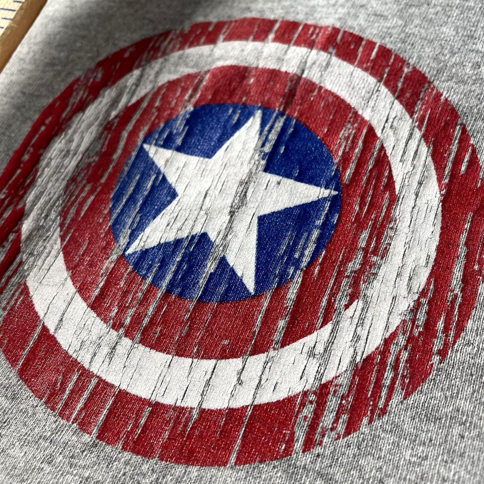 Vintage Captain America Winter Soldier Shirt XL Avengers Marvel Studios Crew Stunt Team Shirt Men Gray Cotton M & M Regular T-Shirt Marvel Universe 2010-2019 Size US XL / EU 56 / 4 - 7 Thumbnail