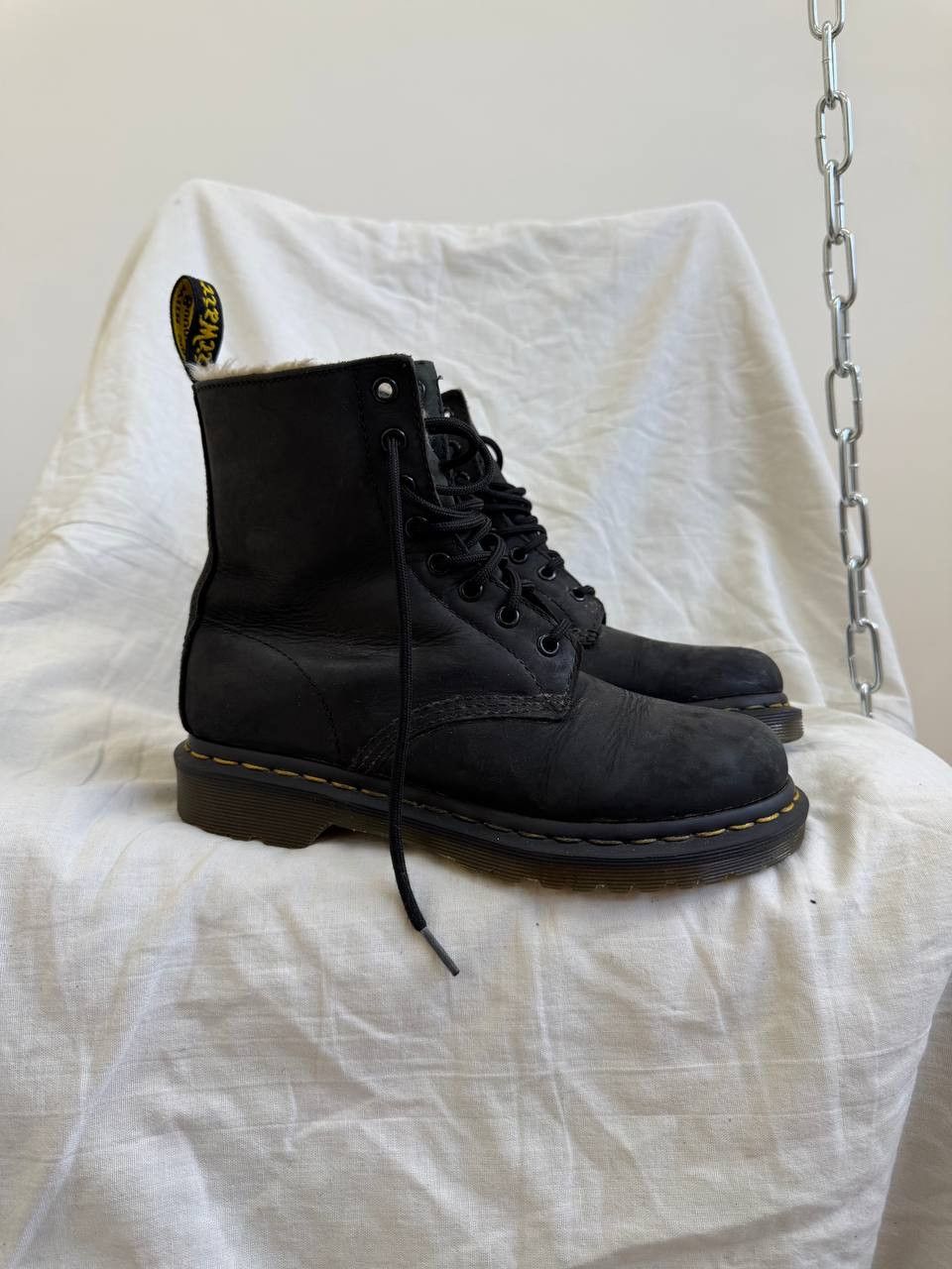 Dr. Martens D.r. Martens Women Leather Luxury Chelsea Ankle Y2K Size US 7 / IT 37 - 1 Thumbnail