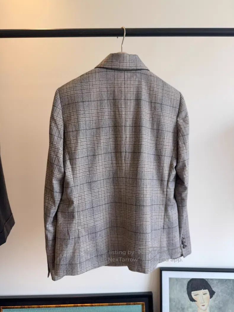 Brunello Cucinelli Brunello Cucinelli Plaid Blazer Size S / US 4 / IT 40 - 2 Thumbnail