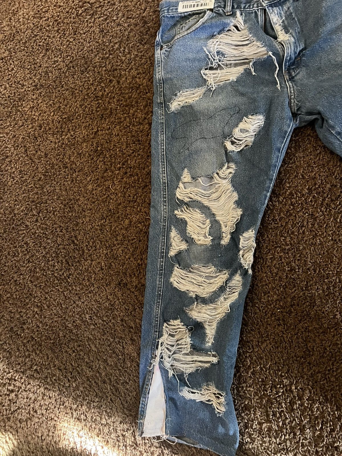 Other Custom distressed reed denim Size US 38 / EU 54 - 2 Thumbnail