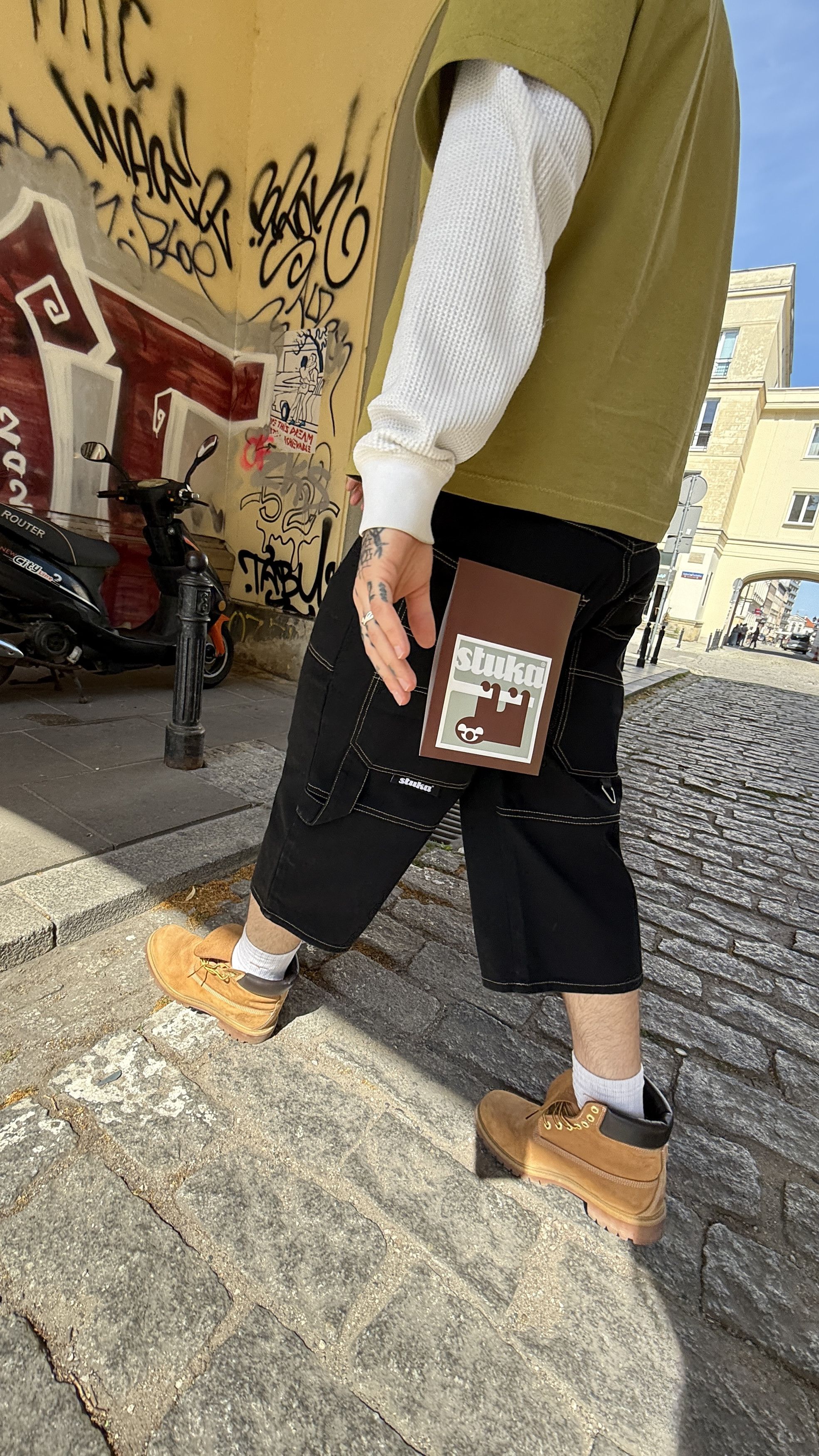 JNCO Stuka black jorts - W36 Size US 36 / EU 52 - 7 Thumbnail