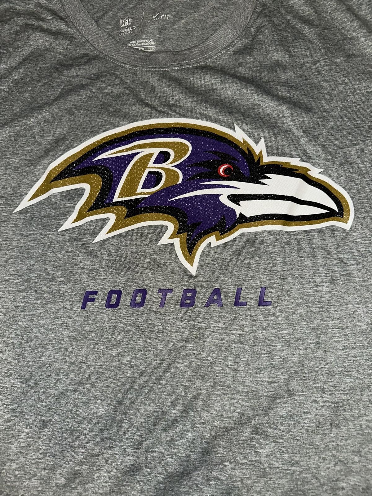 Nike Nike Men’s NFL Baltimore Ravens Icon Texture Logo On-Field T-Shirt Size US XXL / EU 58 / 5 - 5 Thumbnail