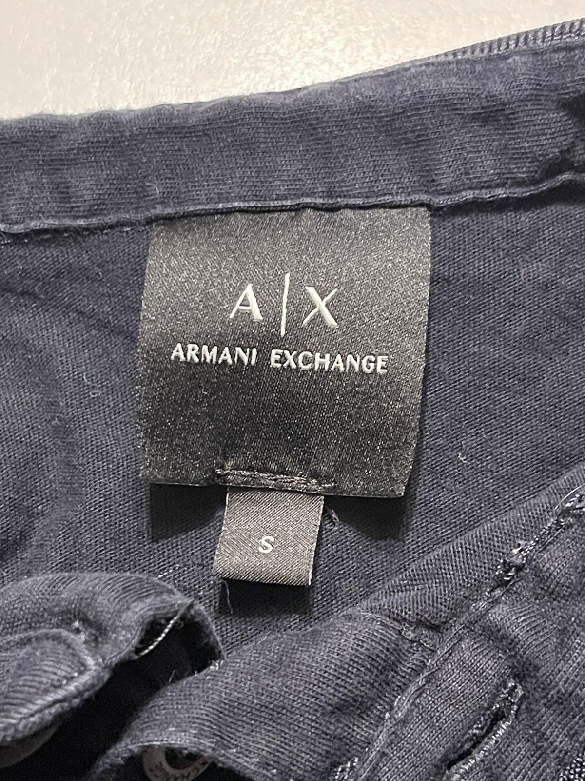 Armani Exchange Armani Exchange Men’s Small Black Milan/New York Jersey Polo Size US S / EU 44-46 / 1 - 7 Thumbnail