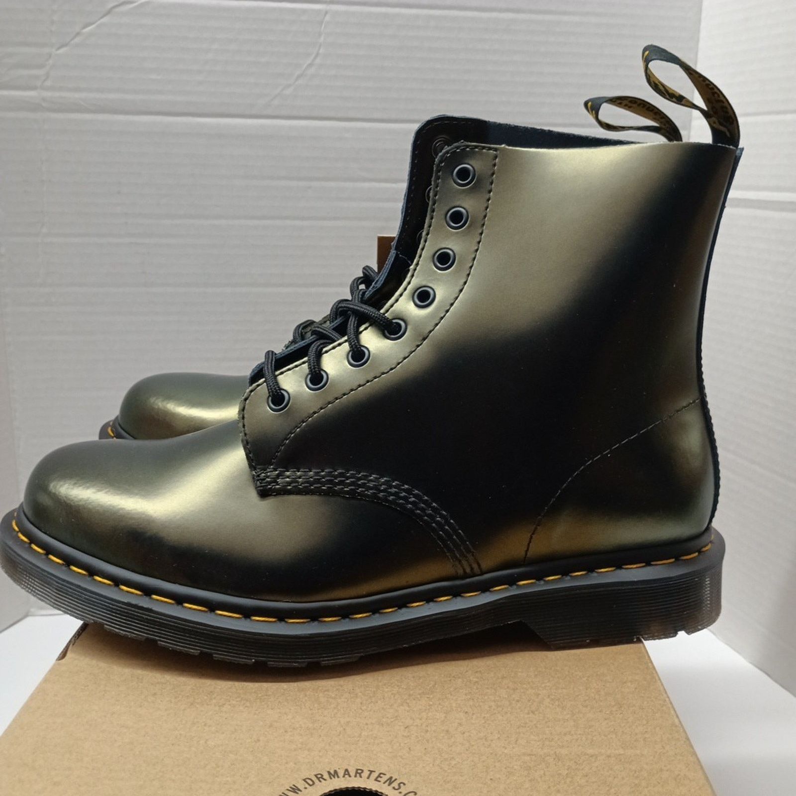 Dr. Martens Dr. Martens METALLIC Leather Boots Chroma Men’s Size 12 NWB Size US 12 / IT 42 - 3 Thumbnail