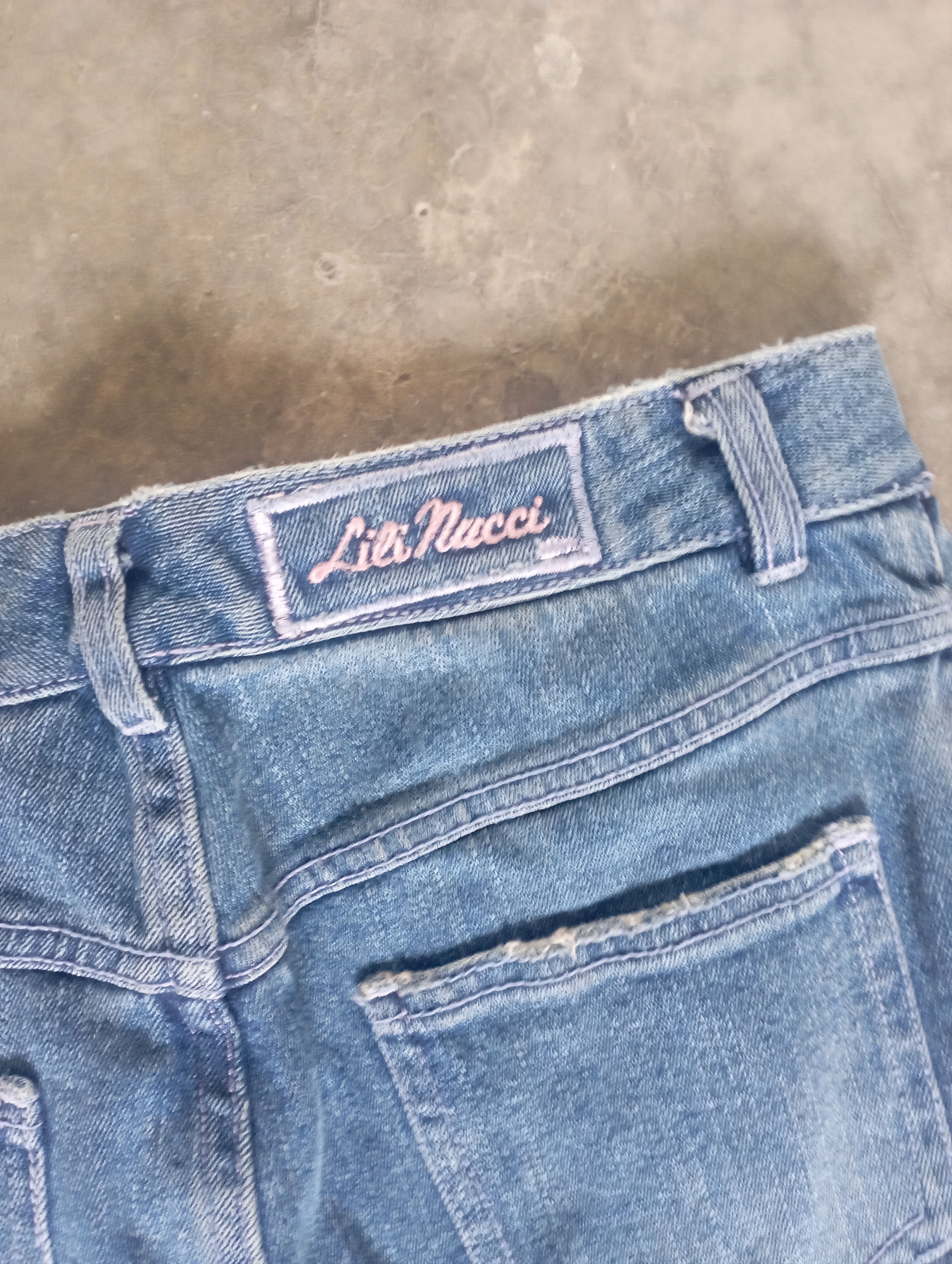 Hysteric Glamour Avant Garde New Lili Nucci Japan Embroidered Flowerd Jeans Size 28" / US 6 / IT 42 - 12 Thumbnail