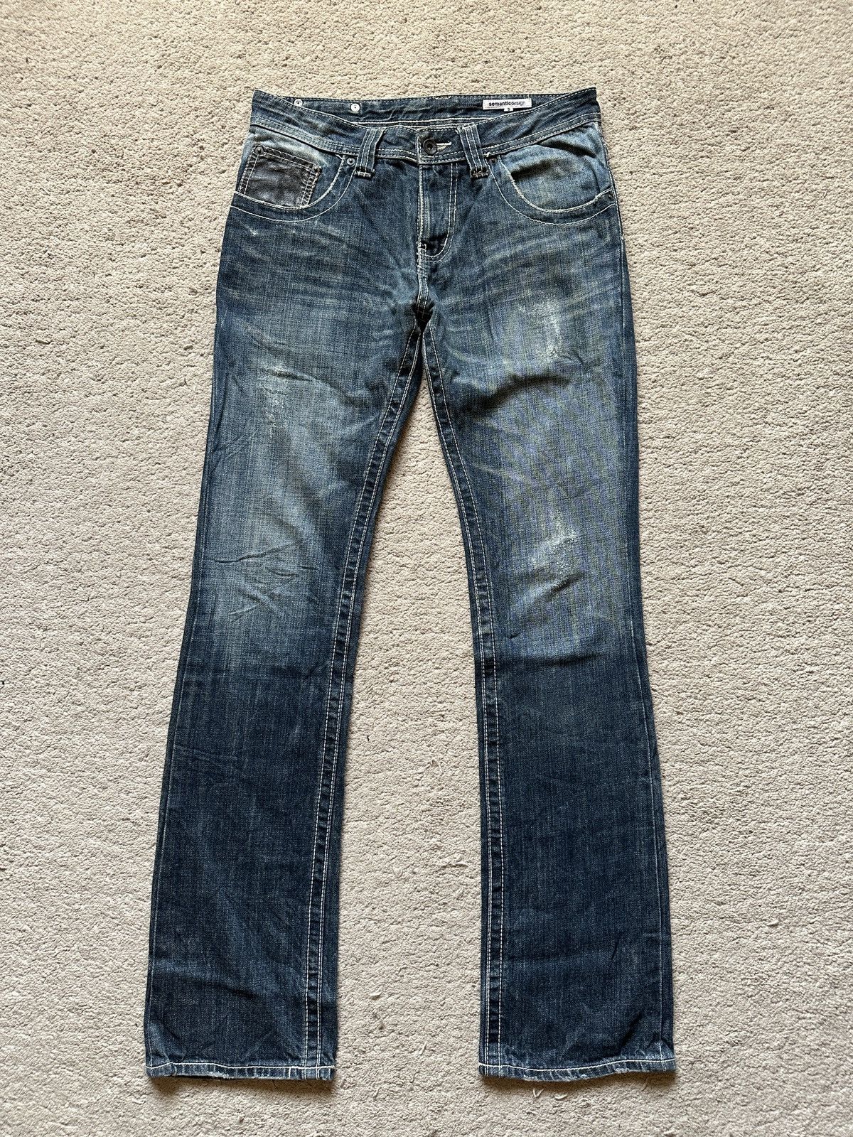 semanticdesign 2000s Semanticdesign Guns Jeans Size US 31 - 8 Thumbnail