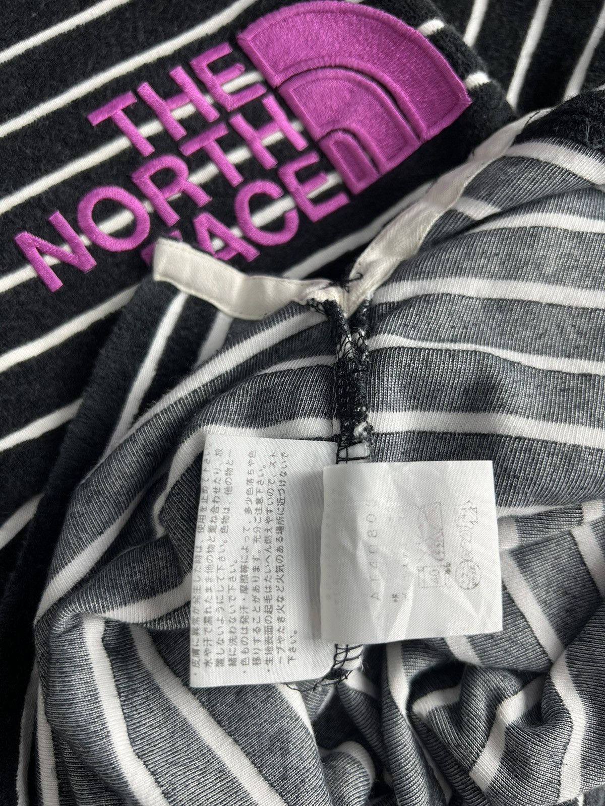 The North Face × Vintage 90s Vintage The North Face Fleece Striped Polo Shirt Size US L / EU 52-54 / 3 - 8 Thumbnail