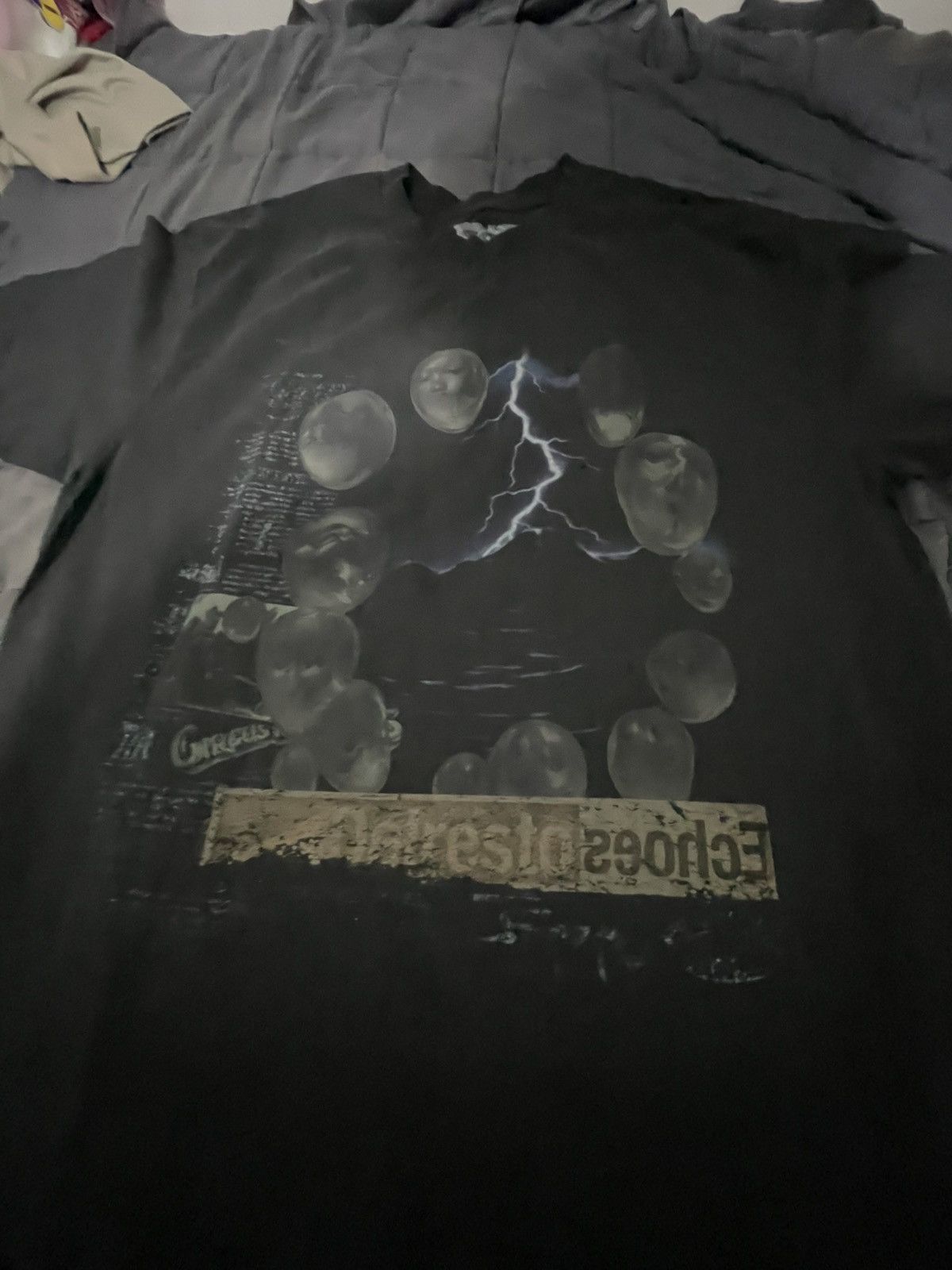 Travis Scott Travis Scott Utopia Tour T-Shirt Circus Maximus Echoes Black Size US XL / EU 56 / 4 - 5 Thumbnail