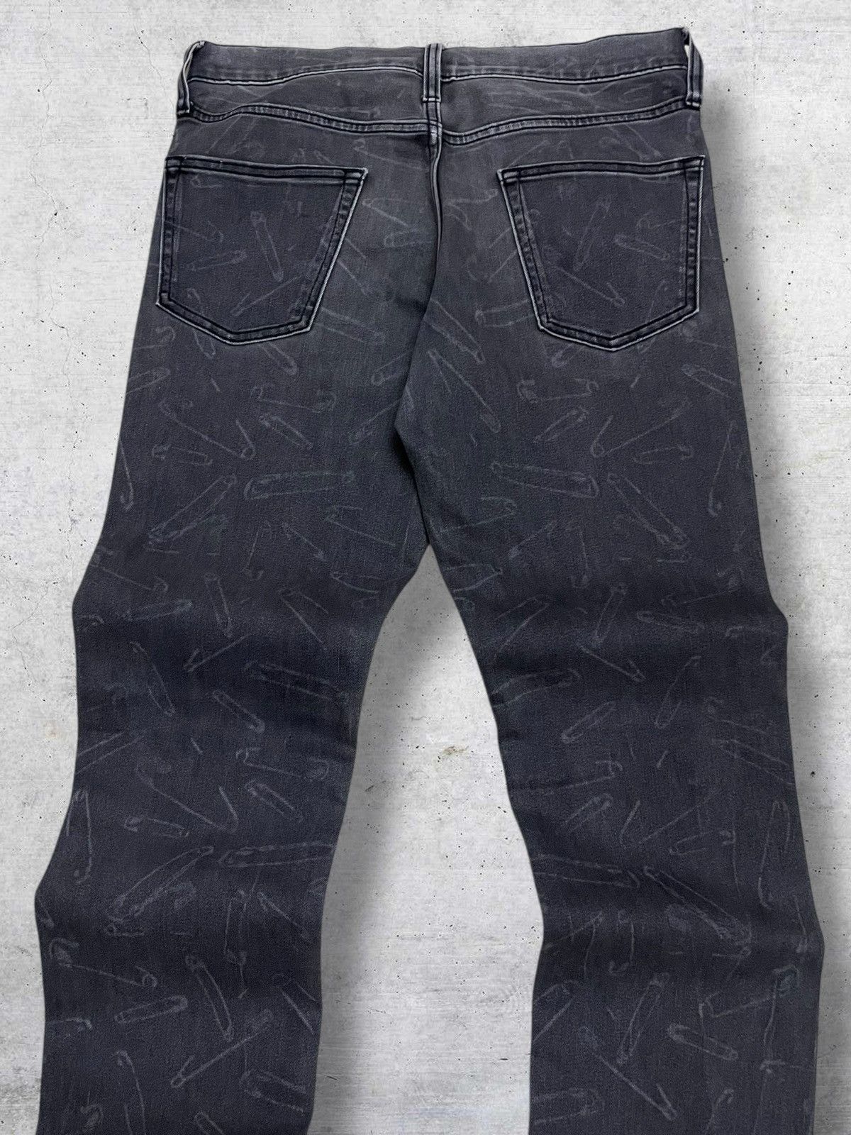 Japanese Brand SEMANTIC DESIGN 1990S JAPAN SAFETY PIN PUNK AESTHETIC DENIM Size US 29 - 8 Thumbnail