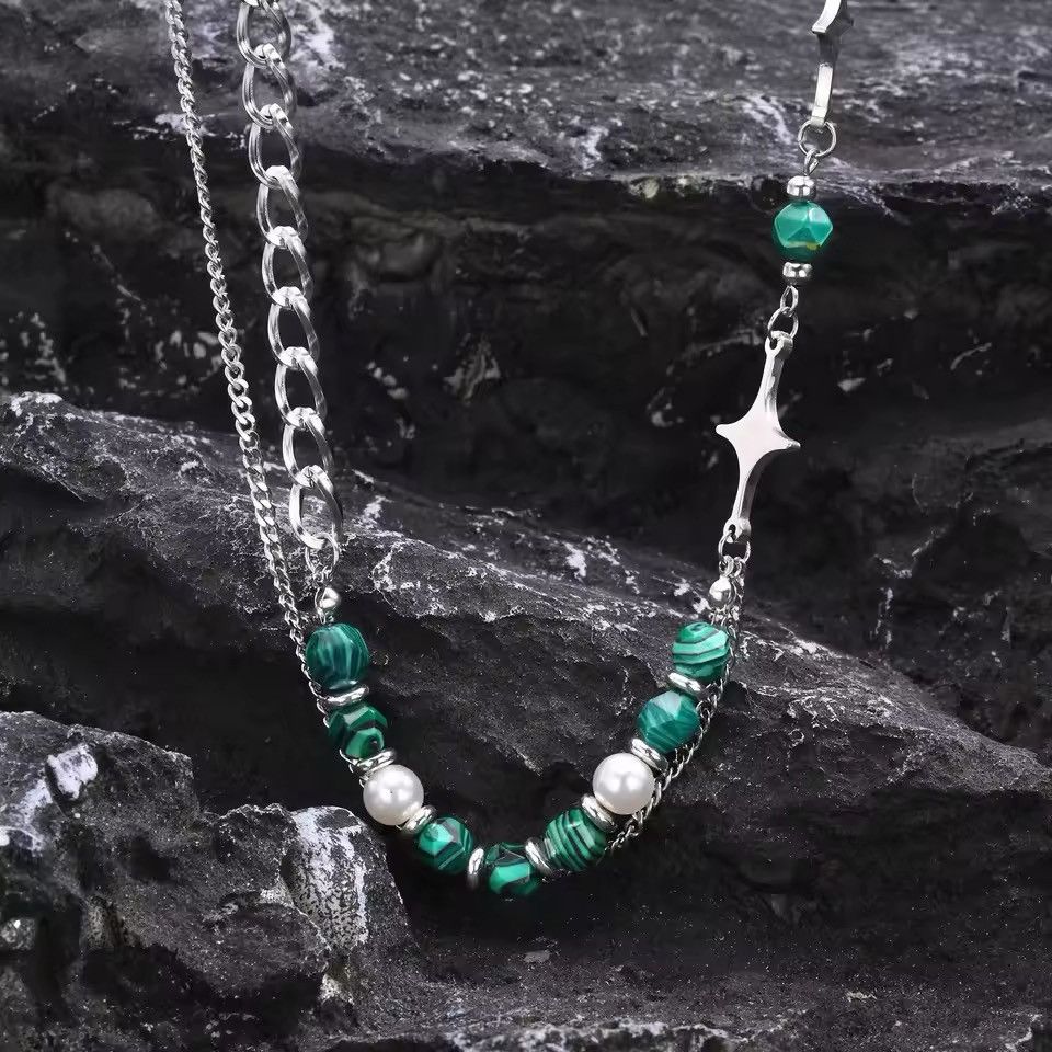 Jewelry Unisex Layered Cuban Chain Necklaces Size ONE SIZE - 4 Thumbnail