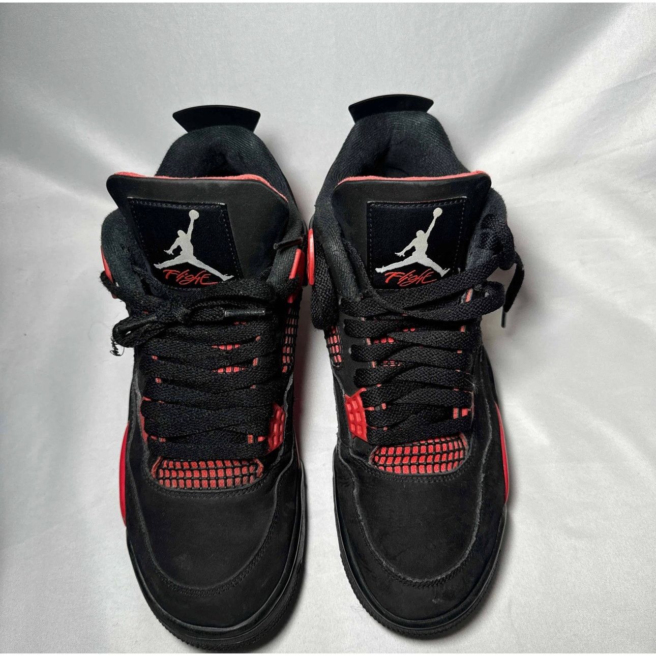 Jordan Brand × Nike Size 9.5 - Nike Air Jordan 4 Retro Red Thunder Men's Shoes Size US 9.5 / EU 42-43 - 4 Thumbnail