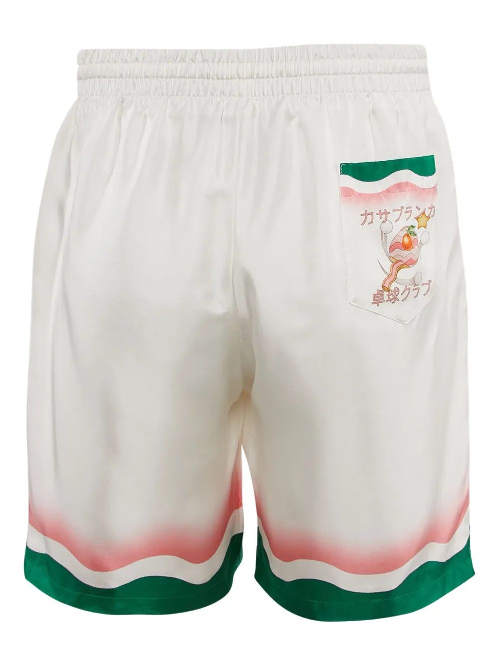 Casablanca o1mle0326 Drawstring Shorts Le Jeu De Ping Pong Size US 34 / EU 50 - 2 Thumbnail