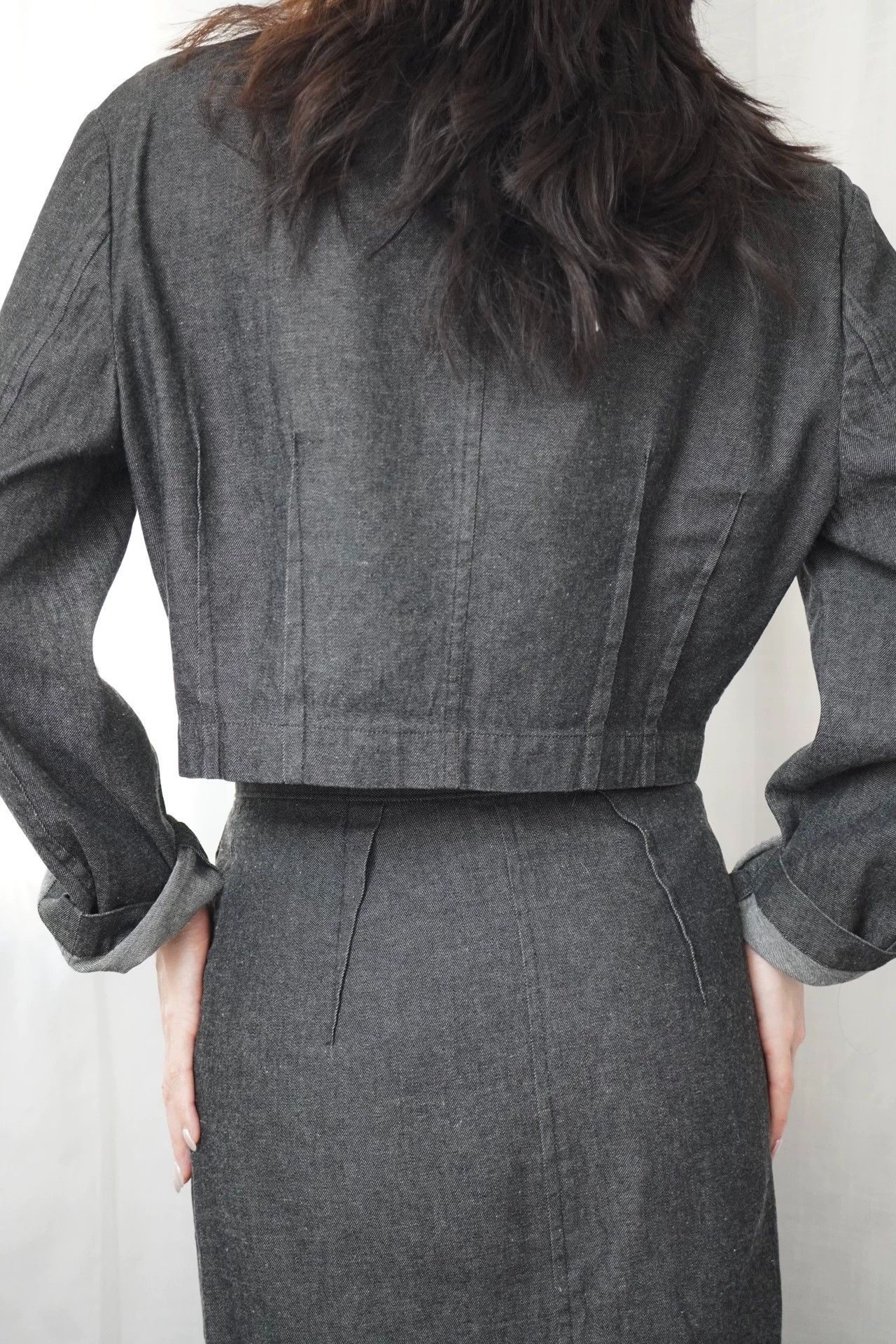 Comme des Garcons COMME des GARÇONS 1991SS Tricot Denim Tailored Set SM Size S / US 4 / IT 40 - 7 Thumbnail